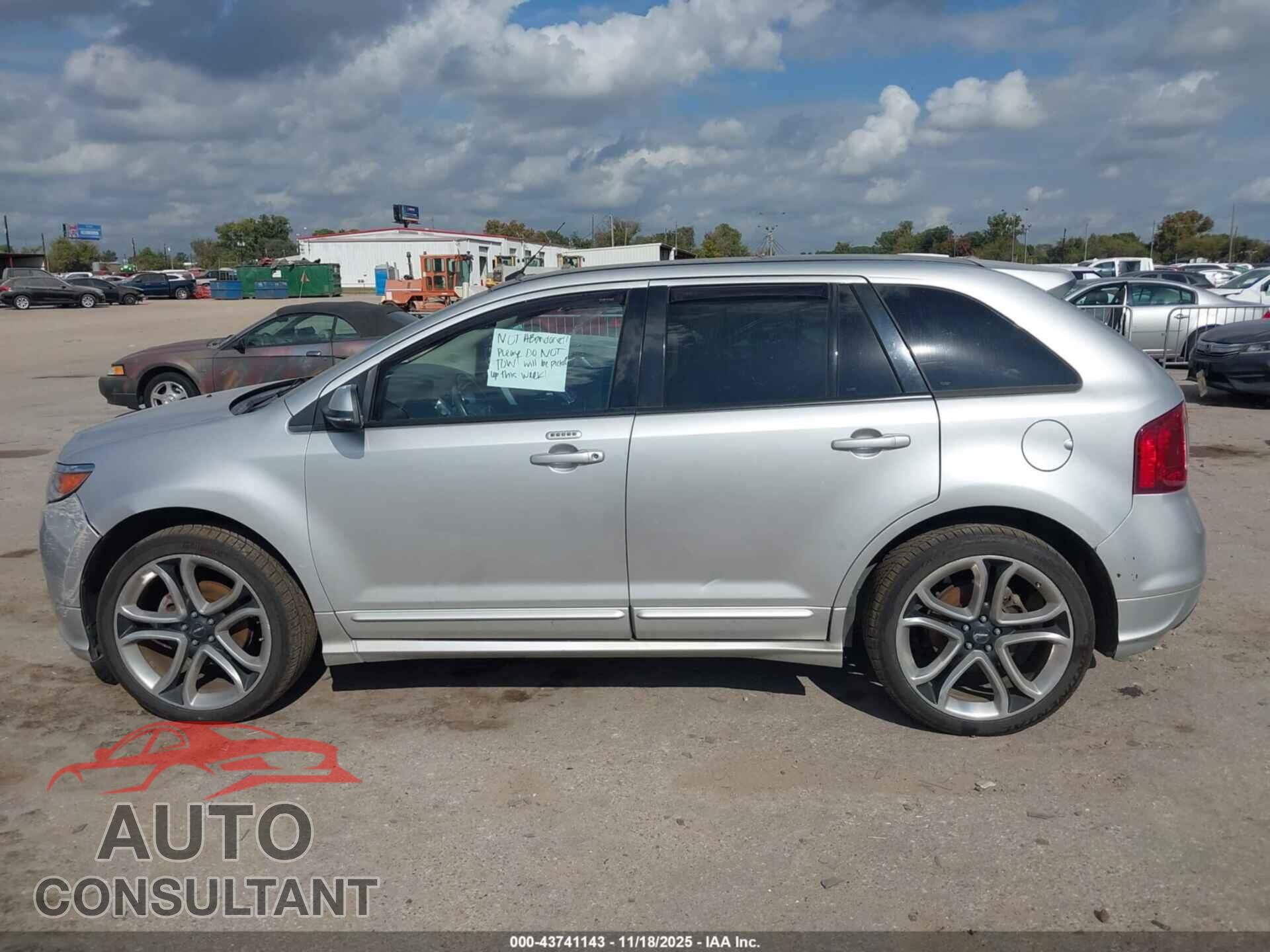 FORD EDGE 2013 - 2FMDK4AK4DBA88540