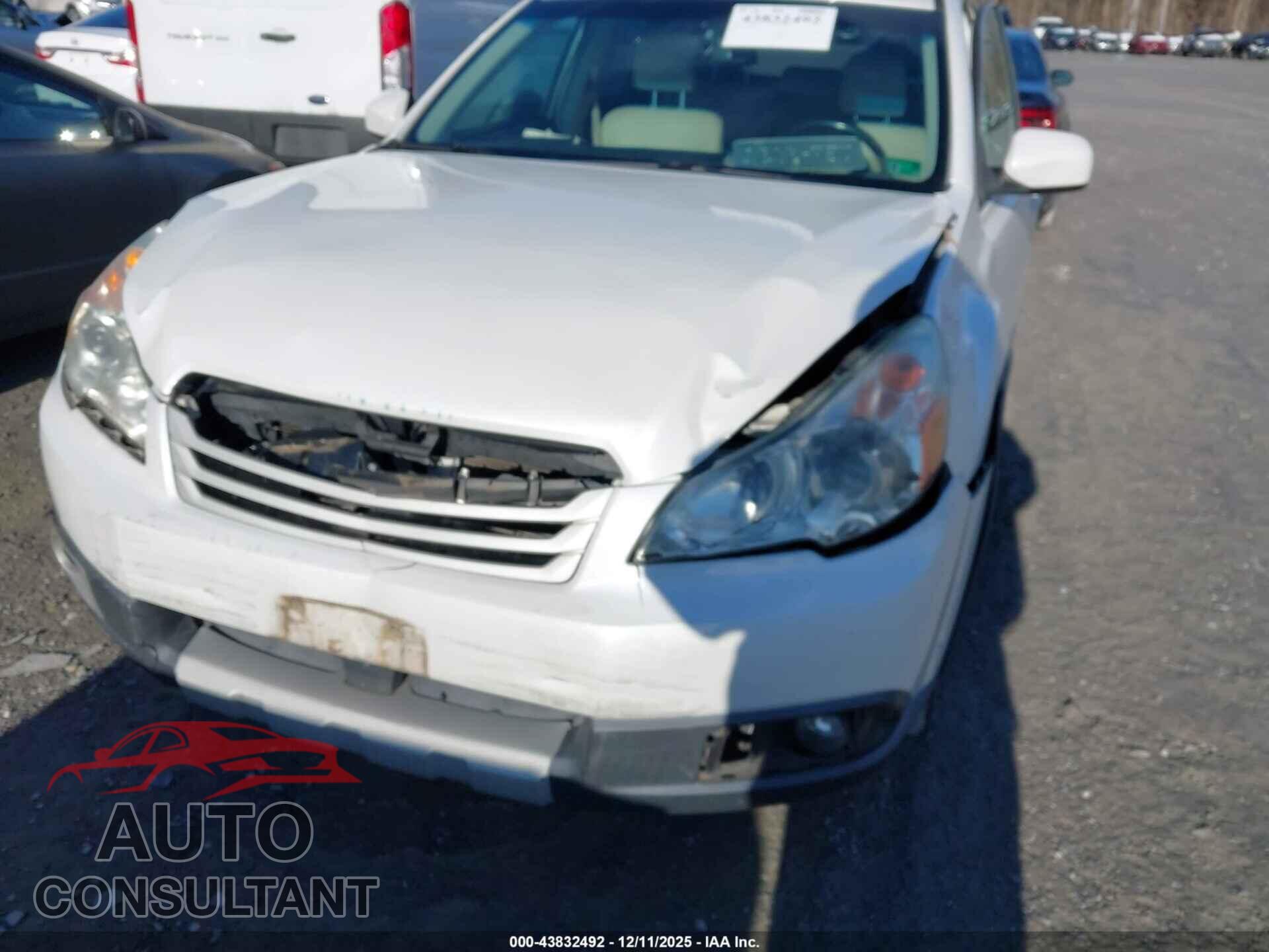 SUBARU OUTBACK 2011 - 4S4BRCLC8B3373919
