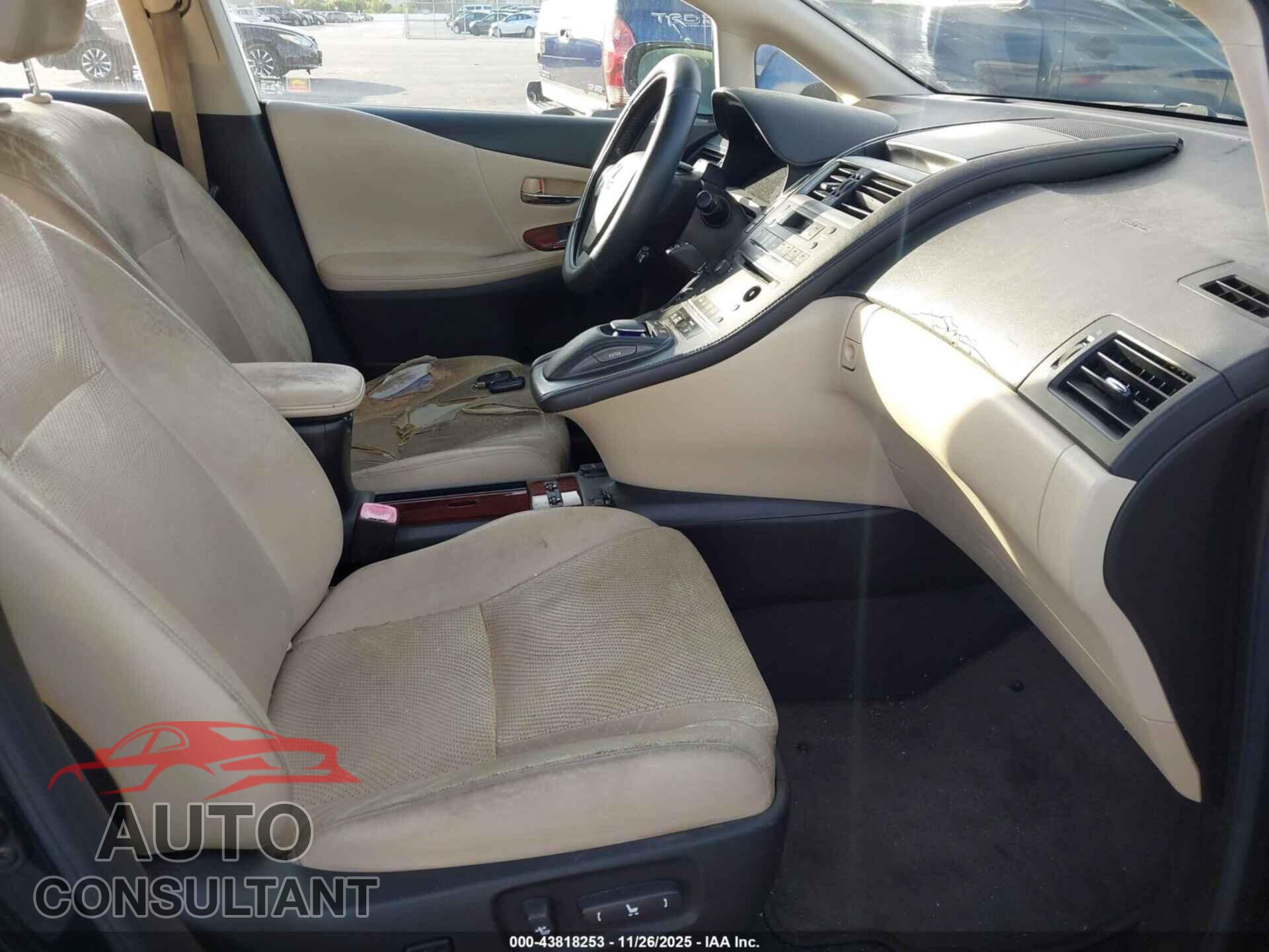 LEXUS HS 250H 2010 - JTHBB1BA2A2010127