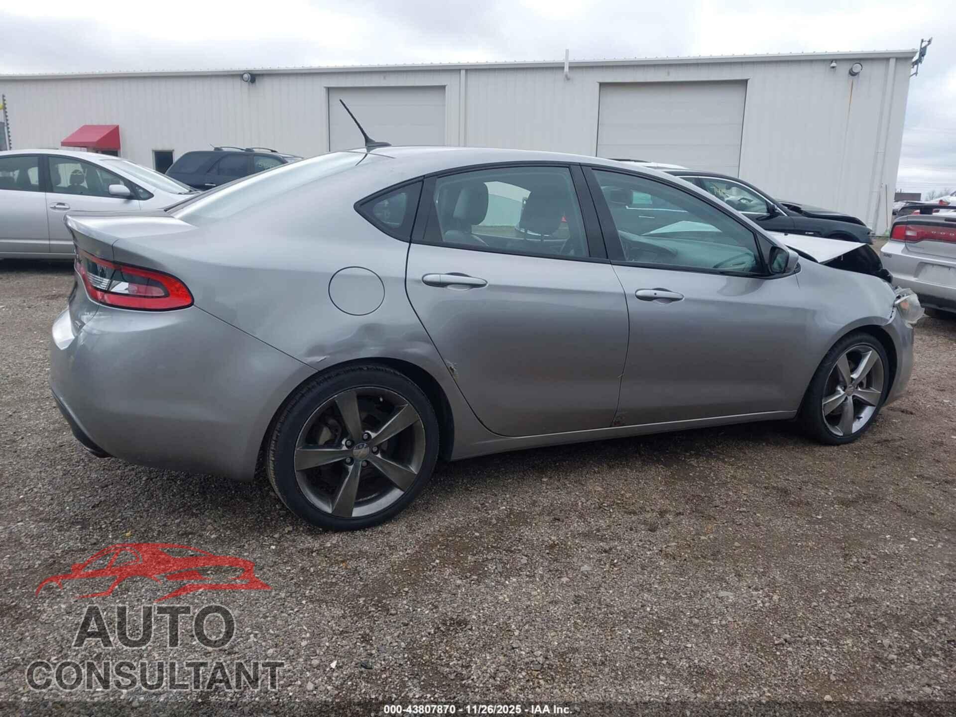 DODGE DART 2015 - 1C3CDFEB3FD378270