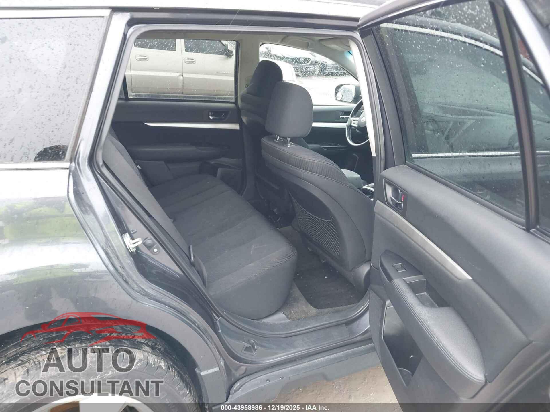 SUBARU OUTBACK 2012 - 4S4BRBCC1C3249521