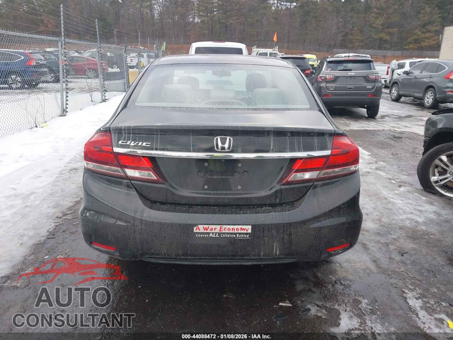 HONDA CIVIC 2013 - 19XFB2F86DE212959