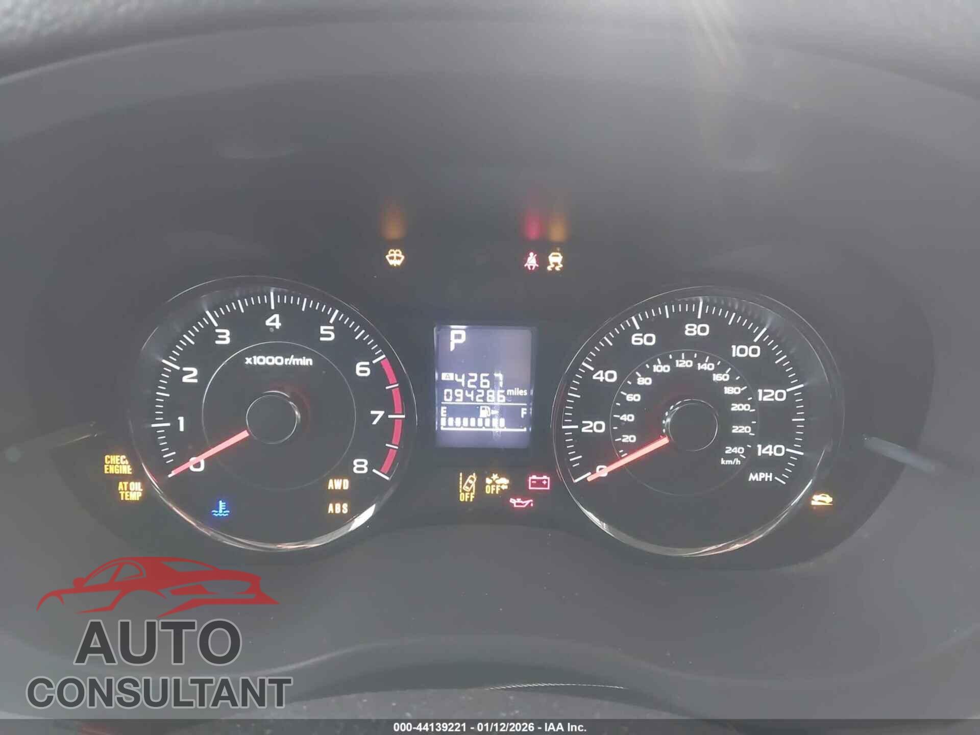 SUBARU FORESTER 2015 - JF2SJADC9FH512237