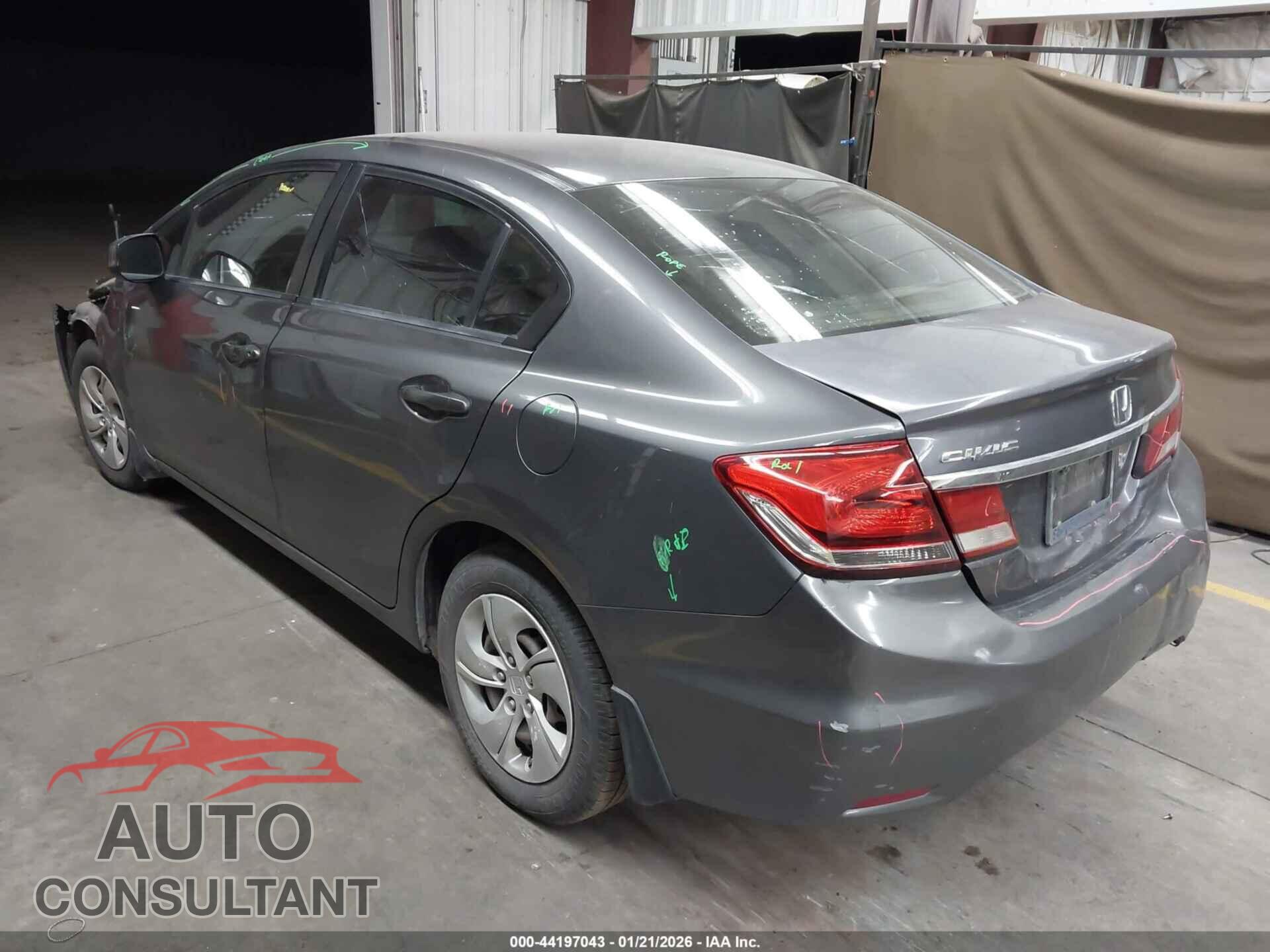 HONDA CIVIC 2013 - 2HGFB2F59DH519988