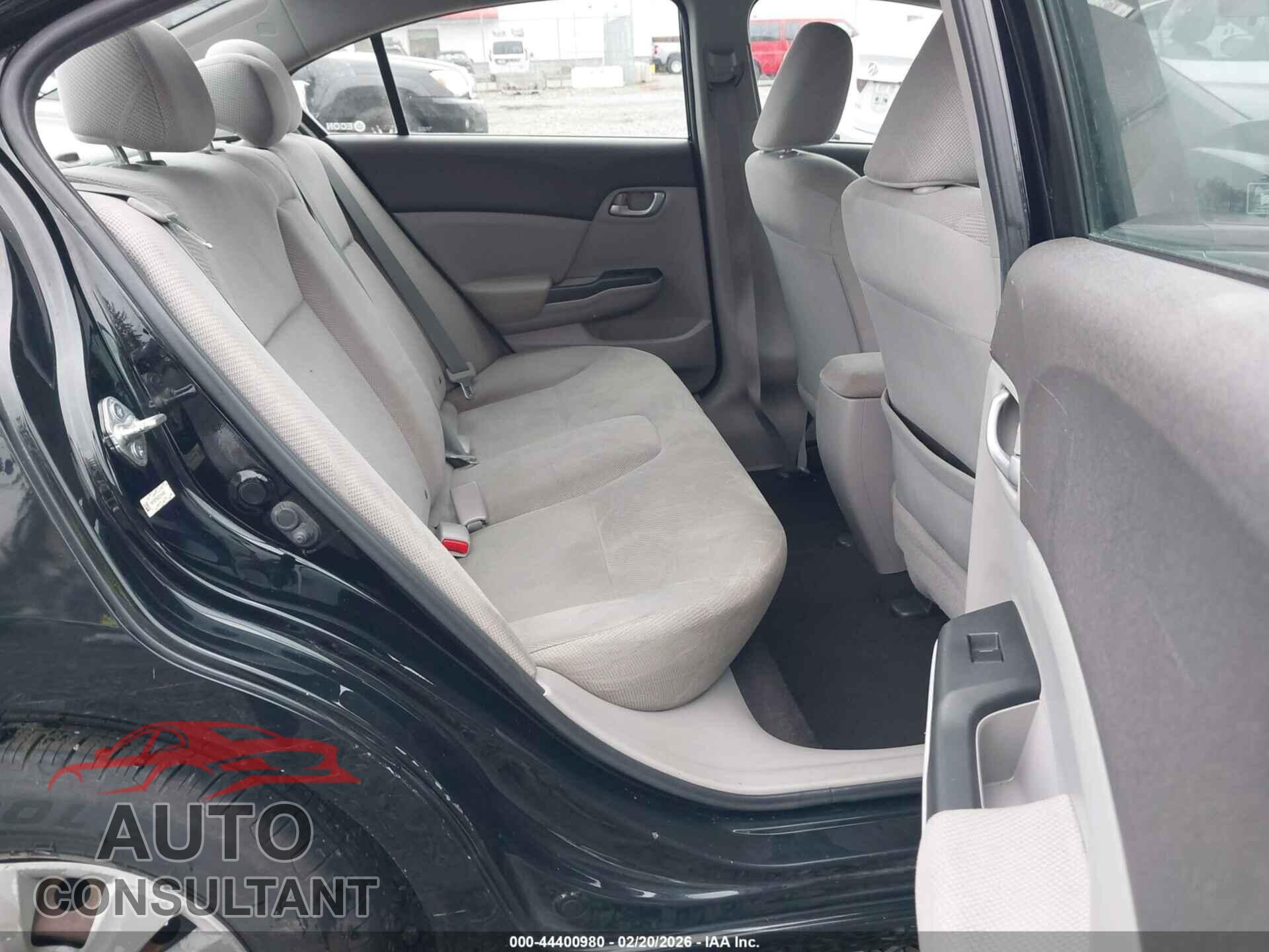 HONDA CIVIC 2012 - 19XFB2F5XCE316245