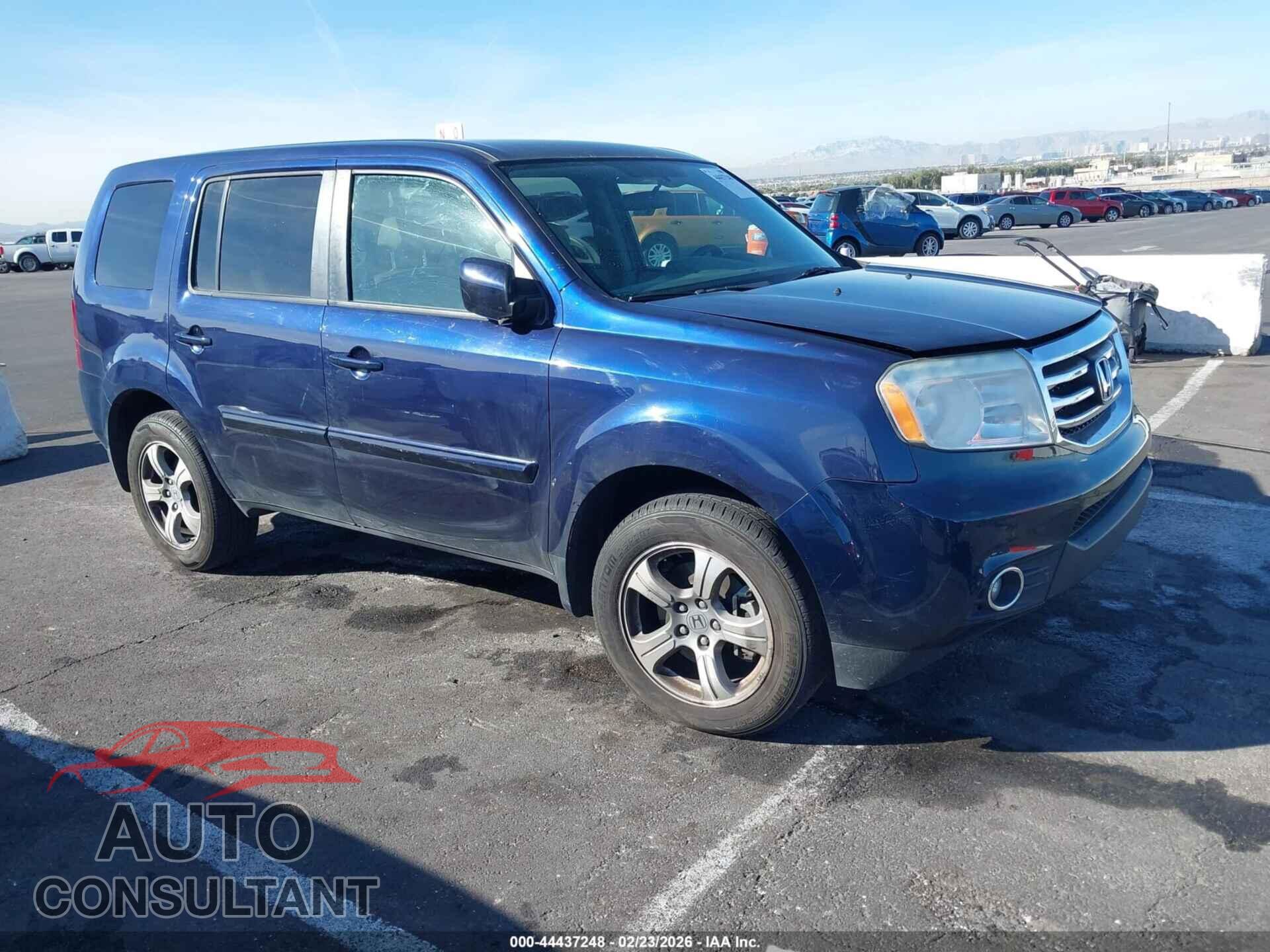HONDA PILOT 2013 - 5FNYF3H40DB018628