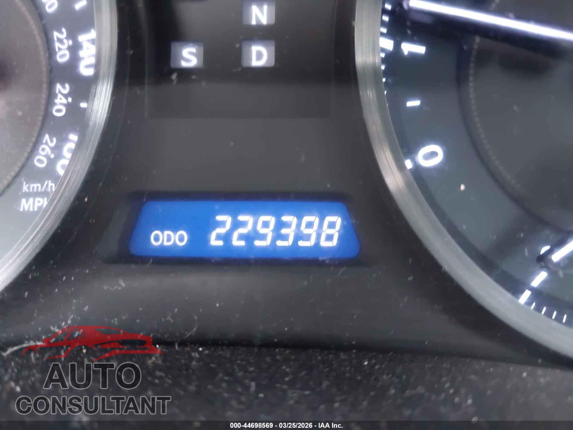 LEXUS IS 250 2011 - JTHCF5C22B5044835