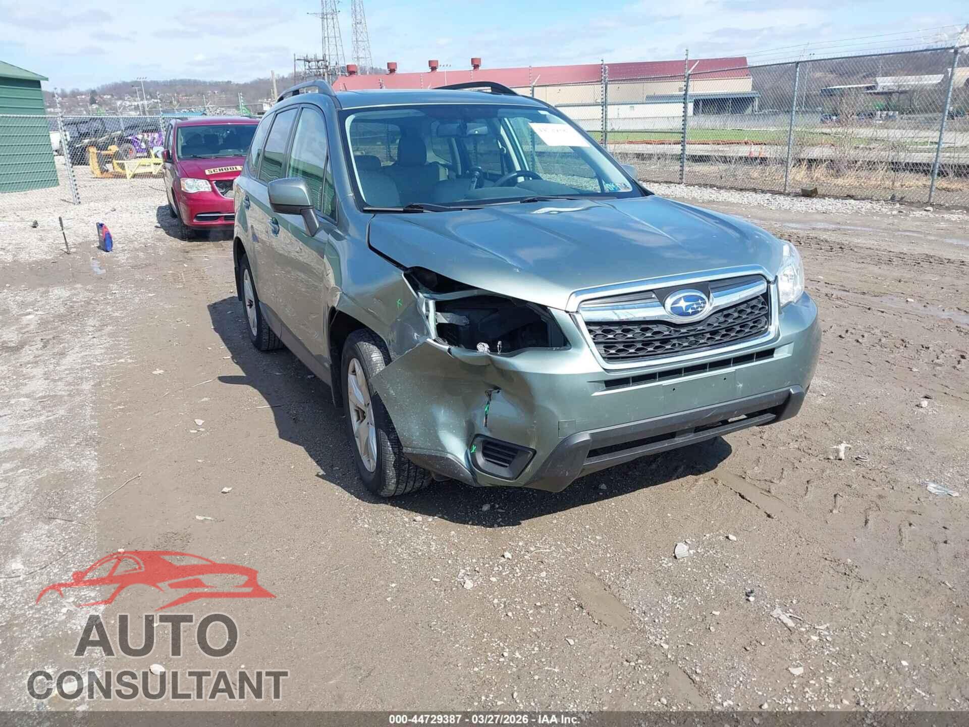 SUBARU FORESTER 2014 - JF2SJAEC9EH536504