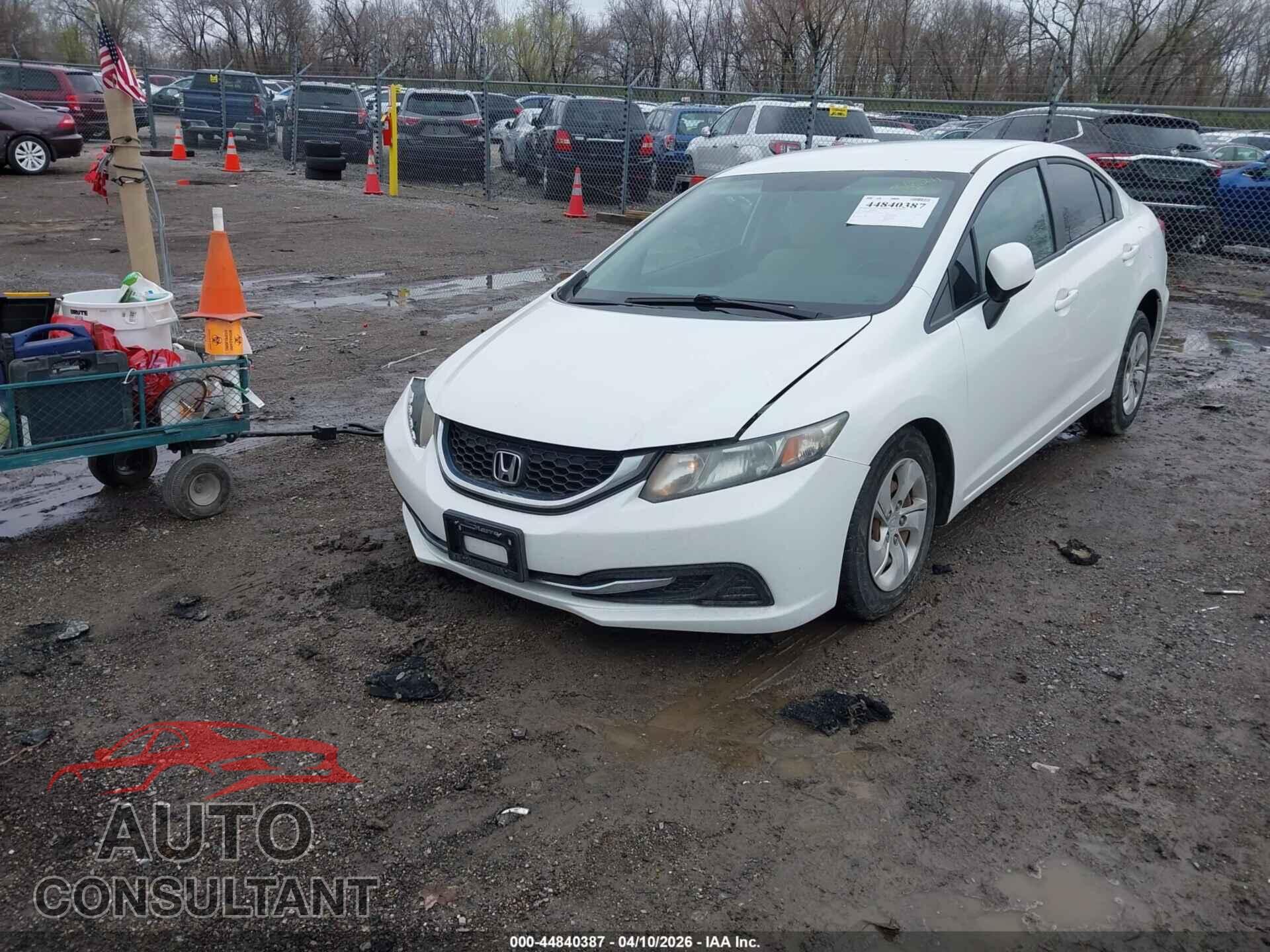 HONDA CIVIC 2013 - 19XFB2F53DE230289
