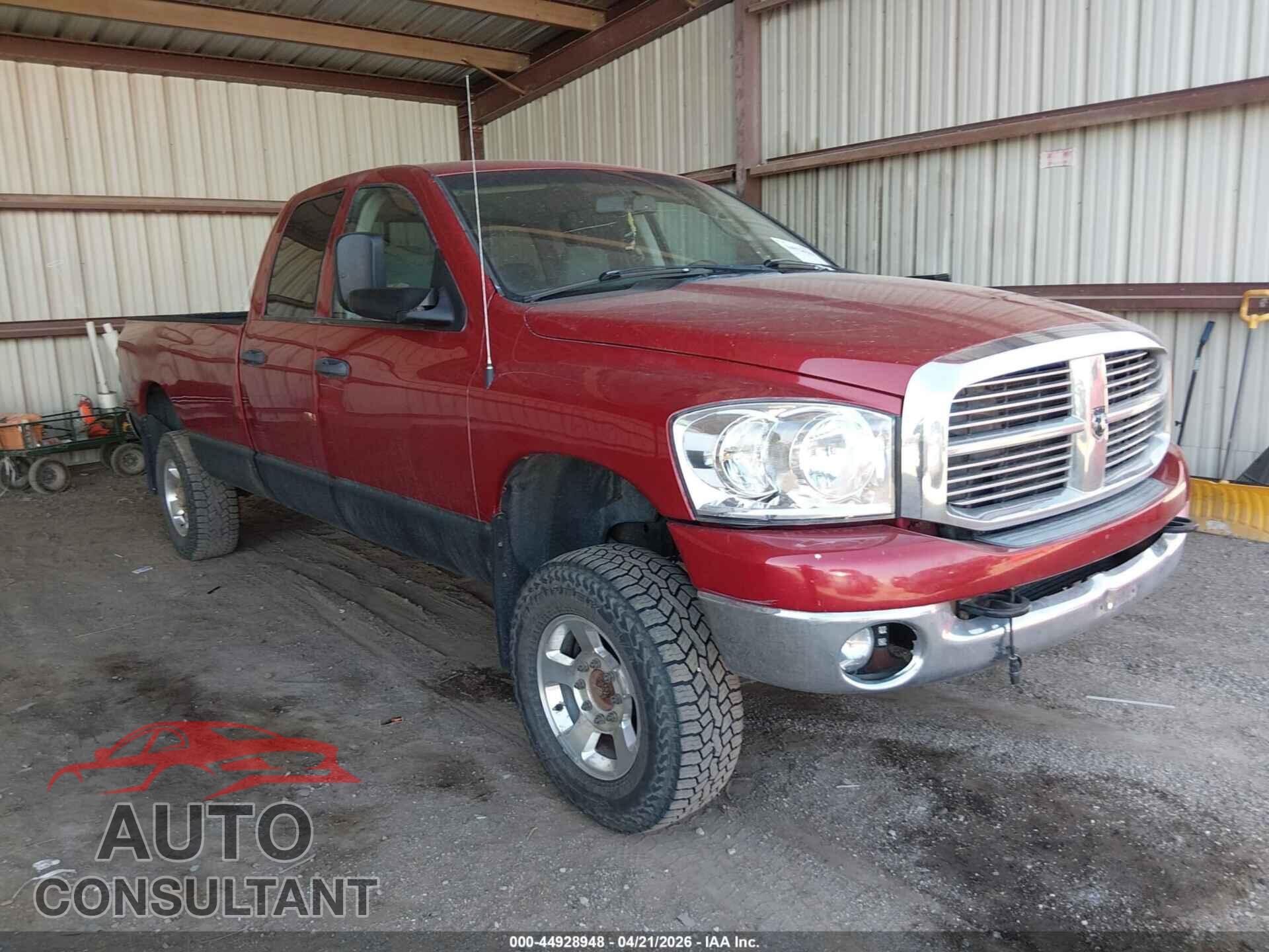DODGE RAM 2500 2009 - 3D7KS28L89G535685