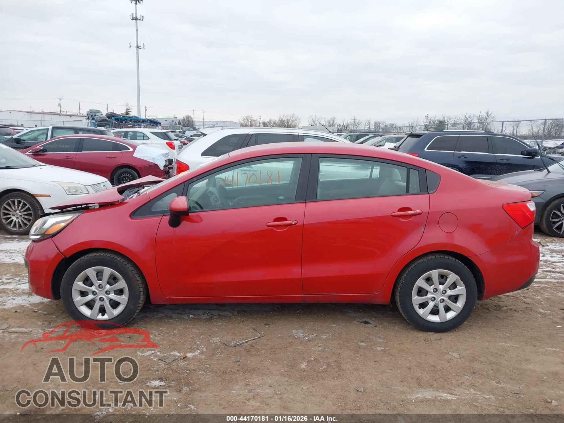 KIA RIO 2013 - KNADM4A39D6153563