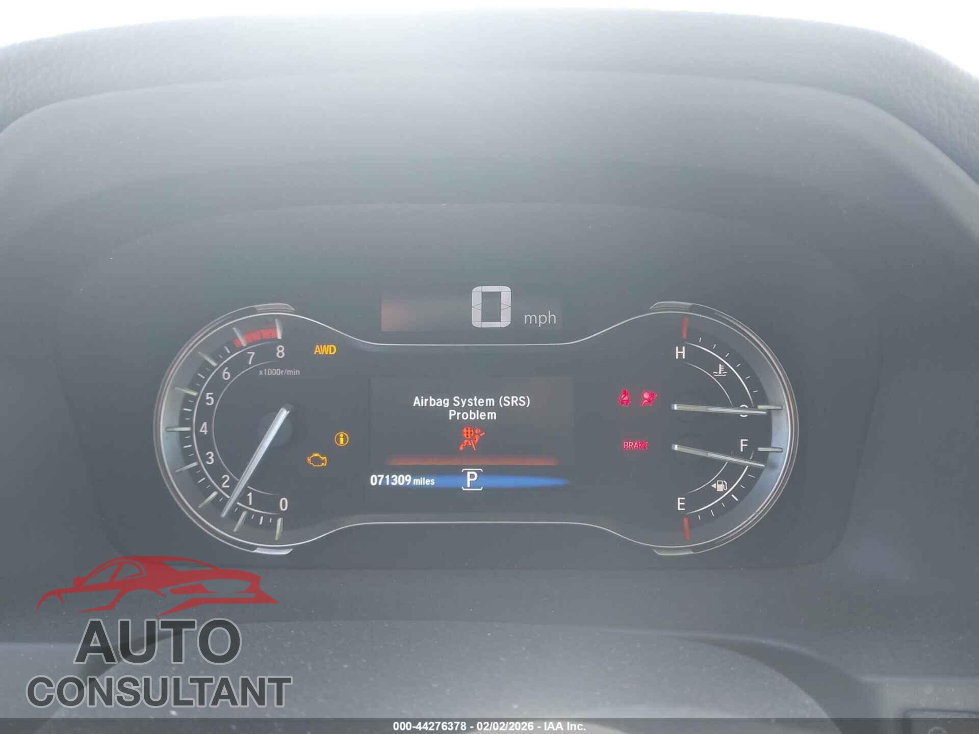 HONDA PILOT 2017 - 5FNYF6H17HB015190