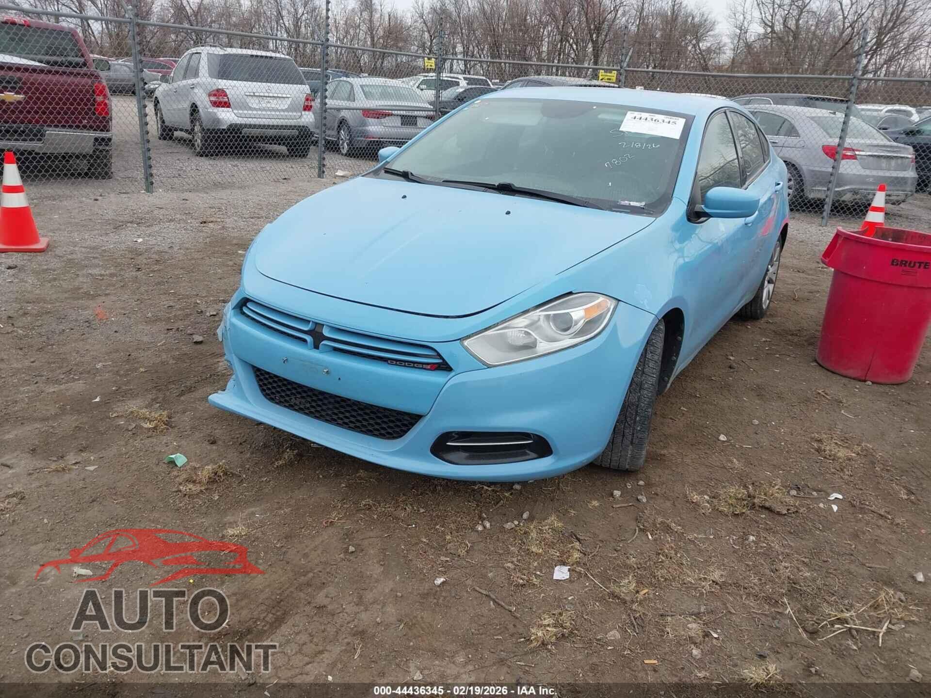DODGE DART 2013 - 1C3CDFBA4DD210453