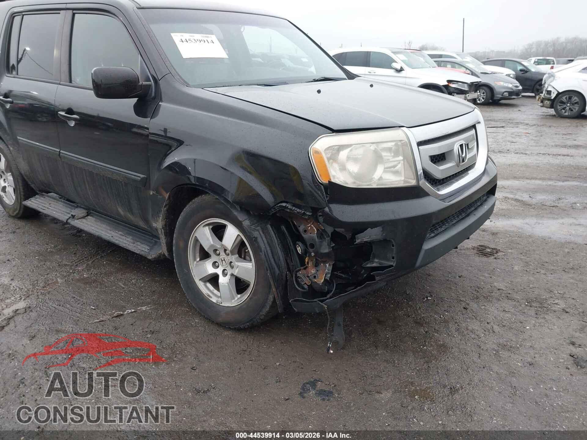 HONDA PILOT 2011 - 5FNYF4H77BB067855