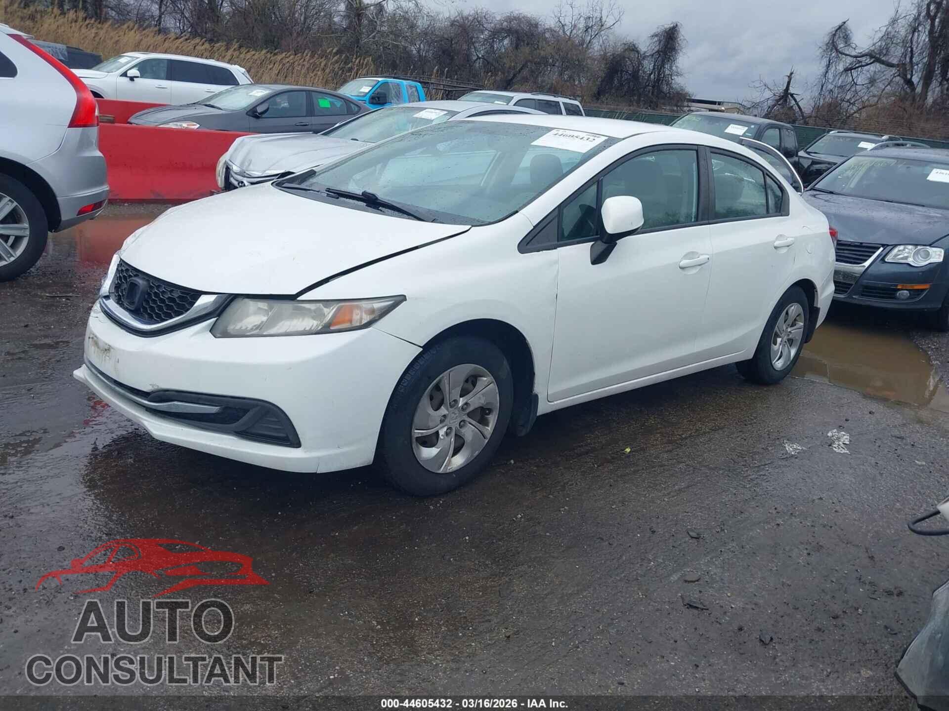 HONDA CIVIC 2013 - 2HGFB2F55DH566063