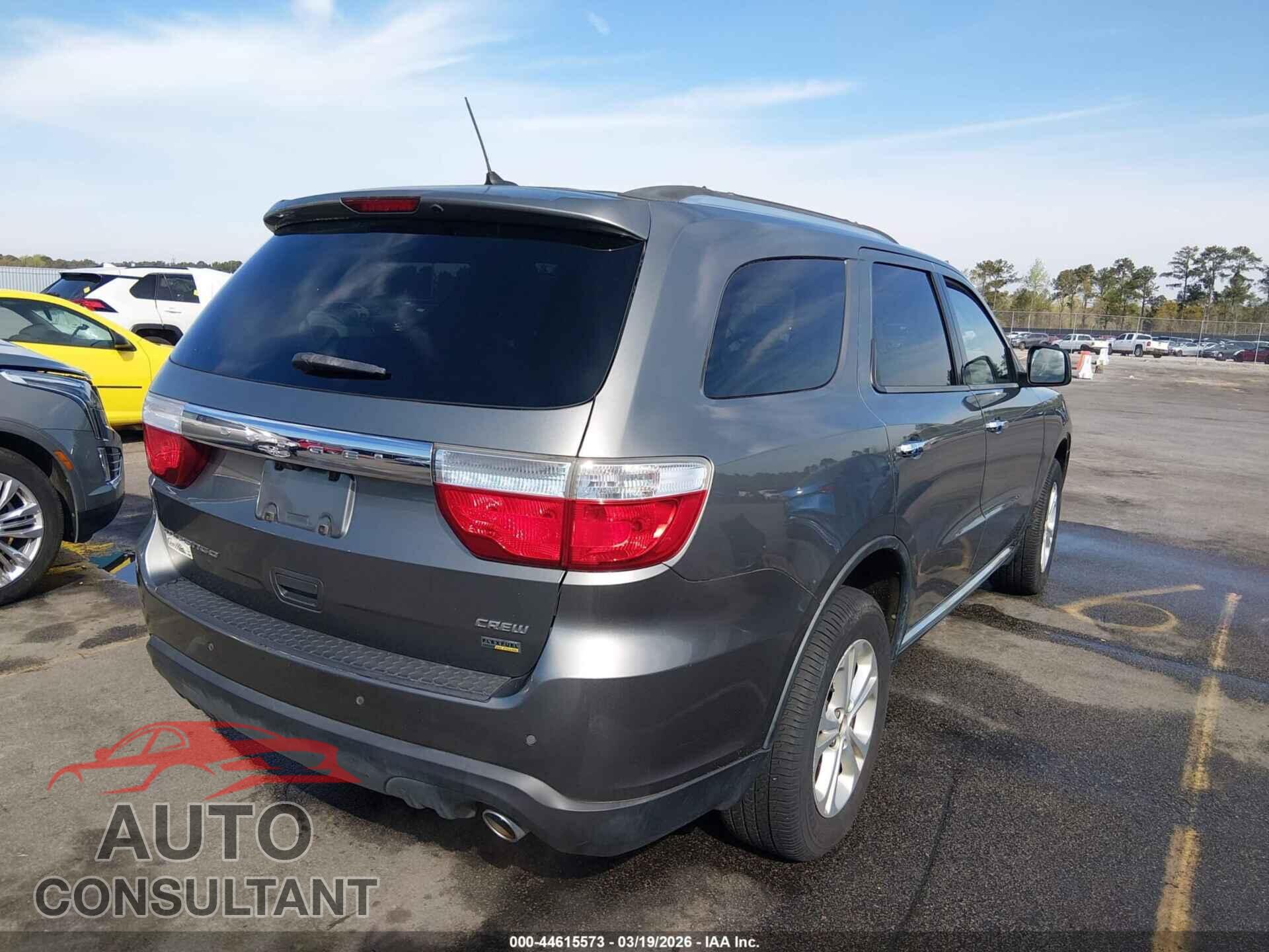 DODGE DURANGO 2013 - 1C4RDHDG8DC539486