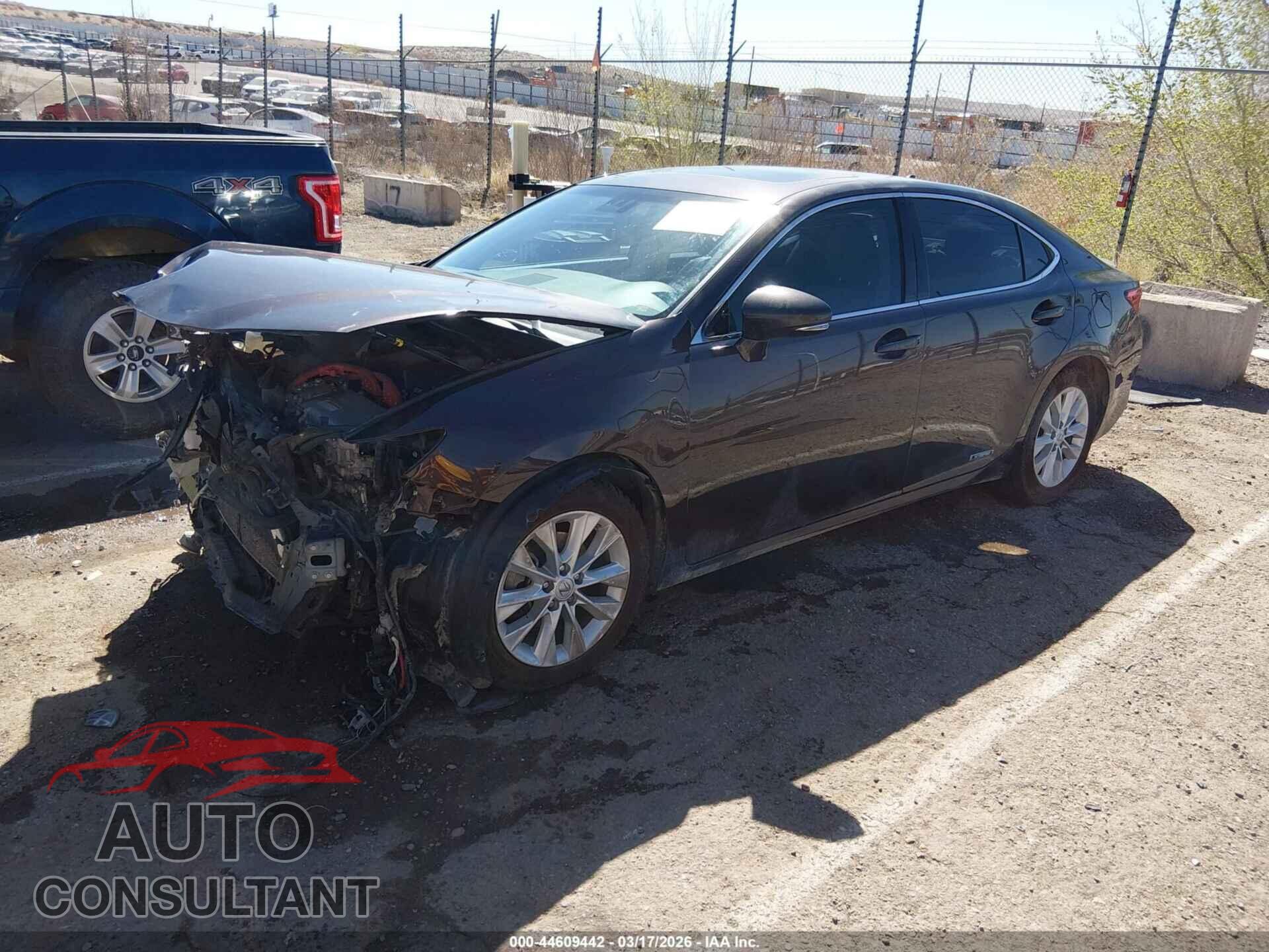 LEXUS ES 300H 2013 - JTHBW1GG2D2016645