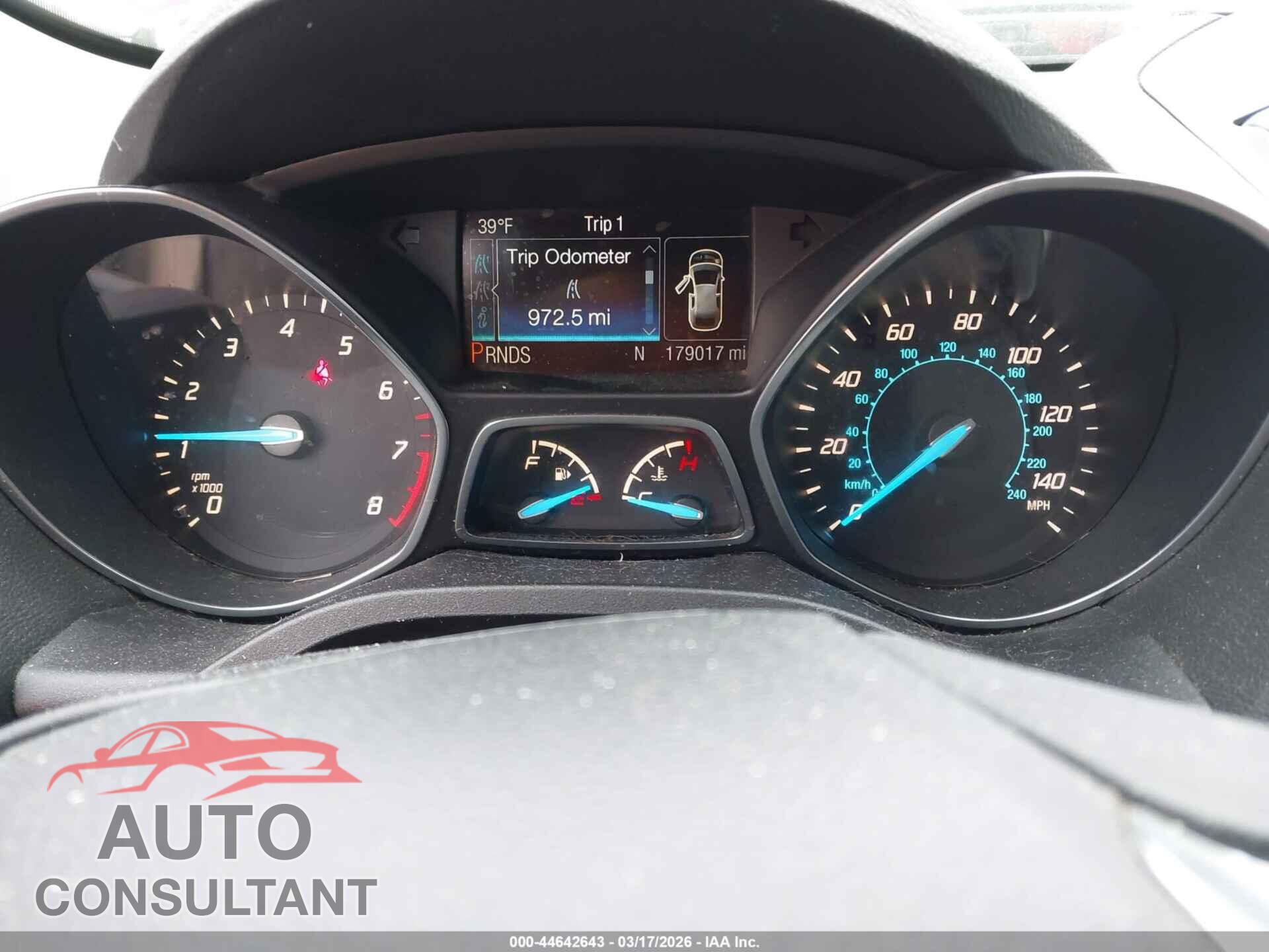FORD ESCAPE 2013 - 1FMCU0H93DUD00968