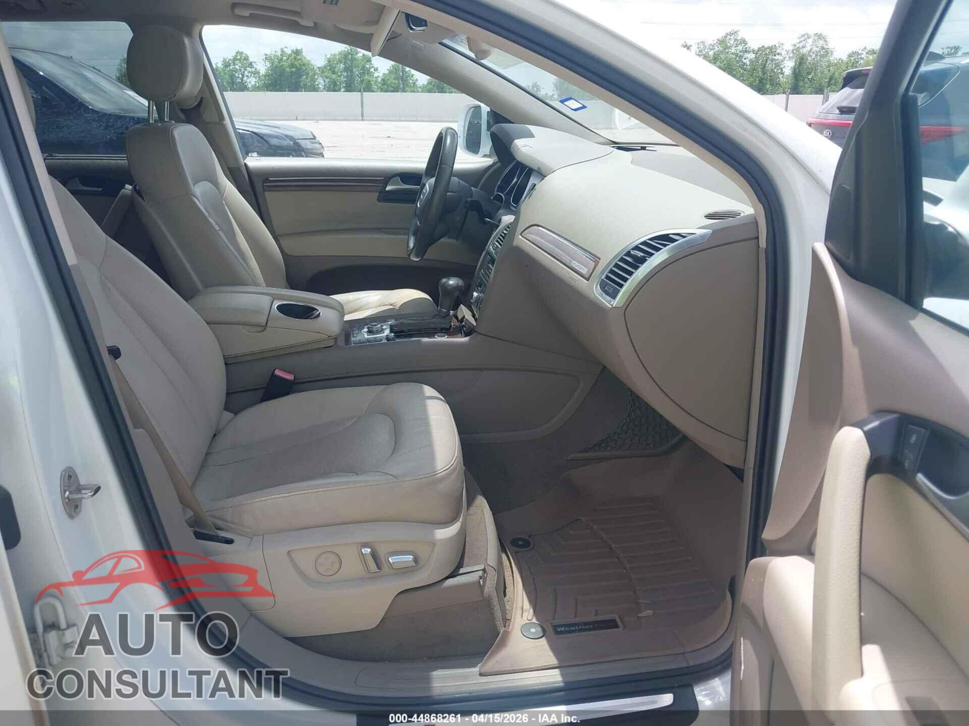AUDI Q7 2012 - WA1DGAFE6CD008617