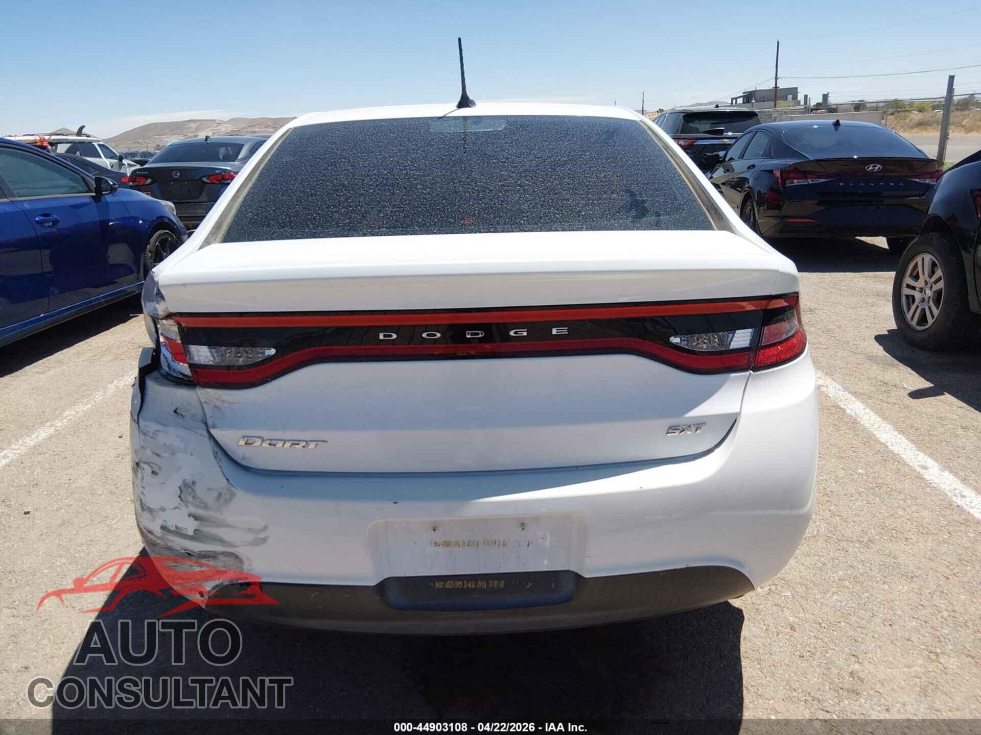 DODGE DART 2016 - 1C3CDFBB5GD689916