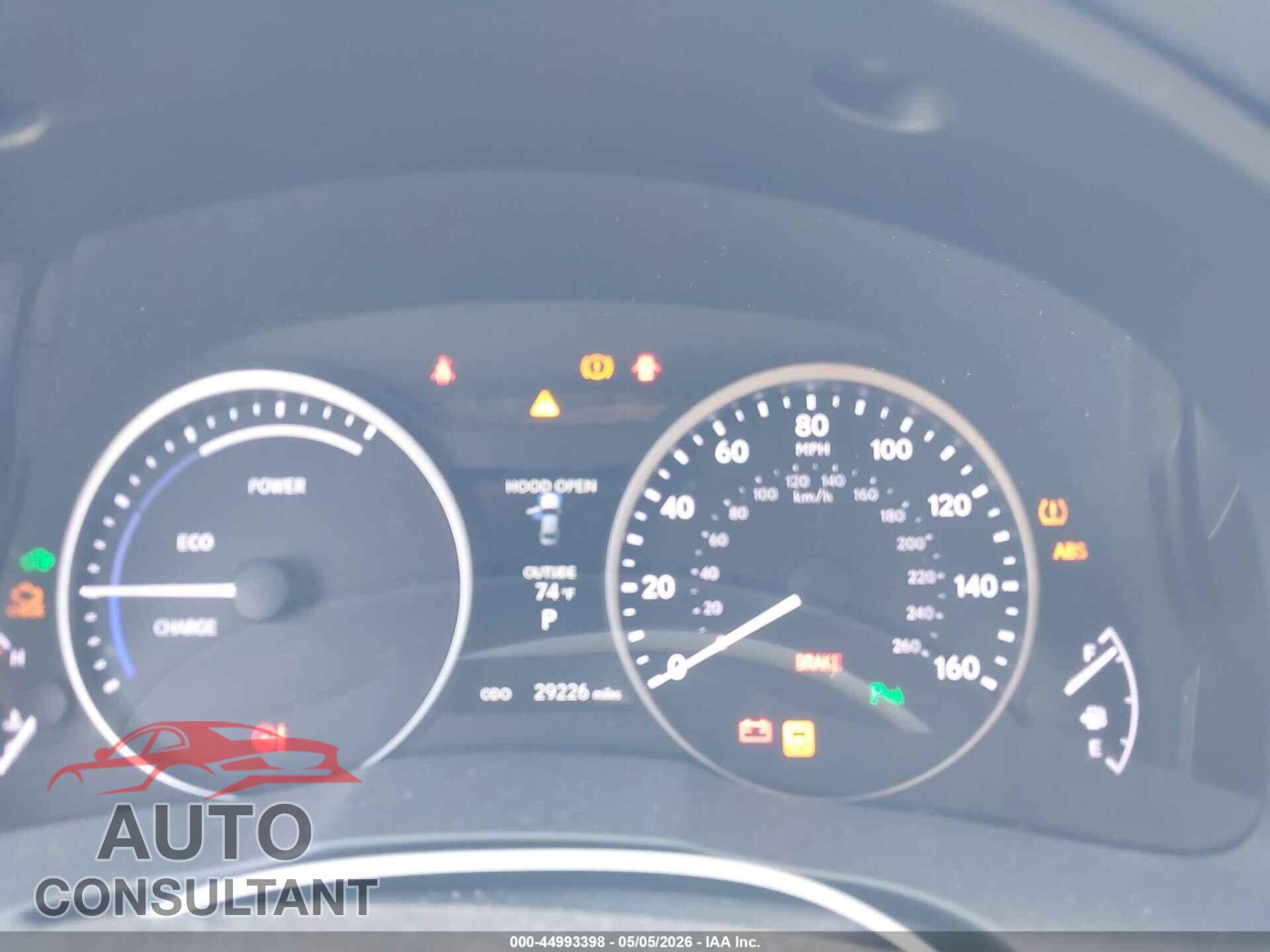 LEXUS ES 300H 2015 - JTHBW1GG0F2079262