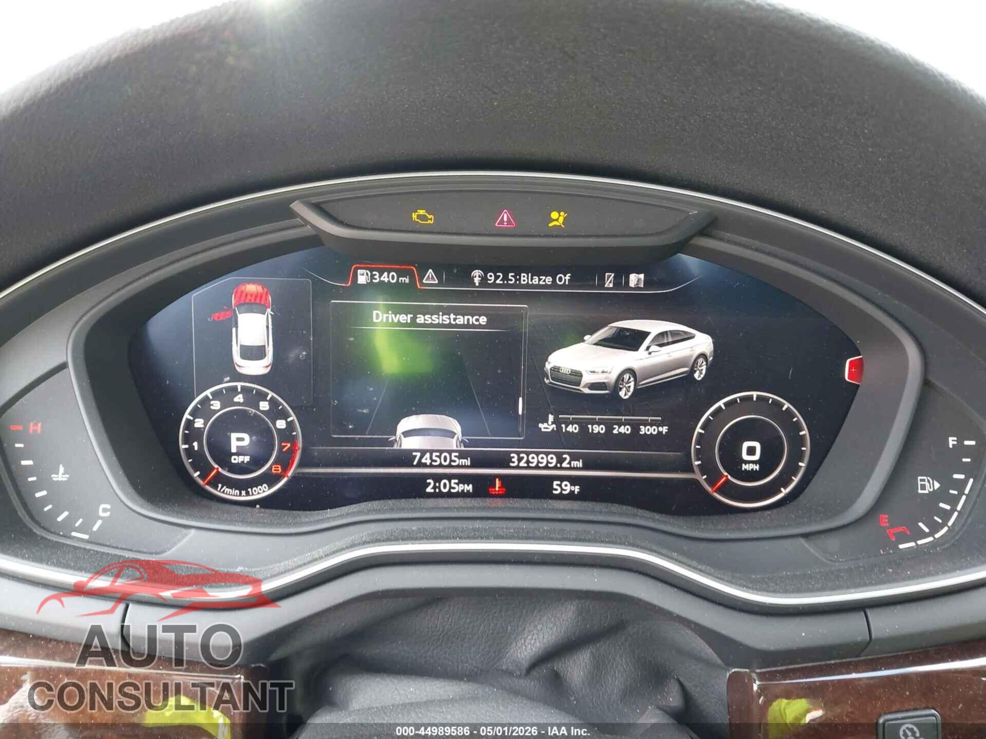 AUDI A5 2018 - WAUENCF57JA015793