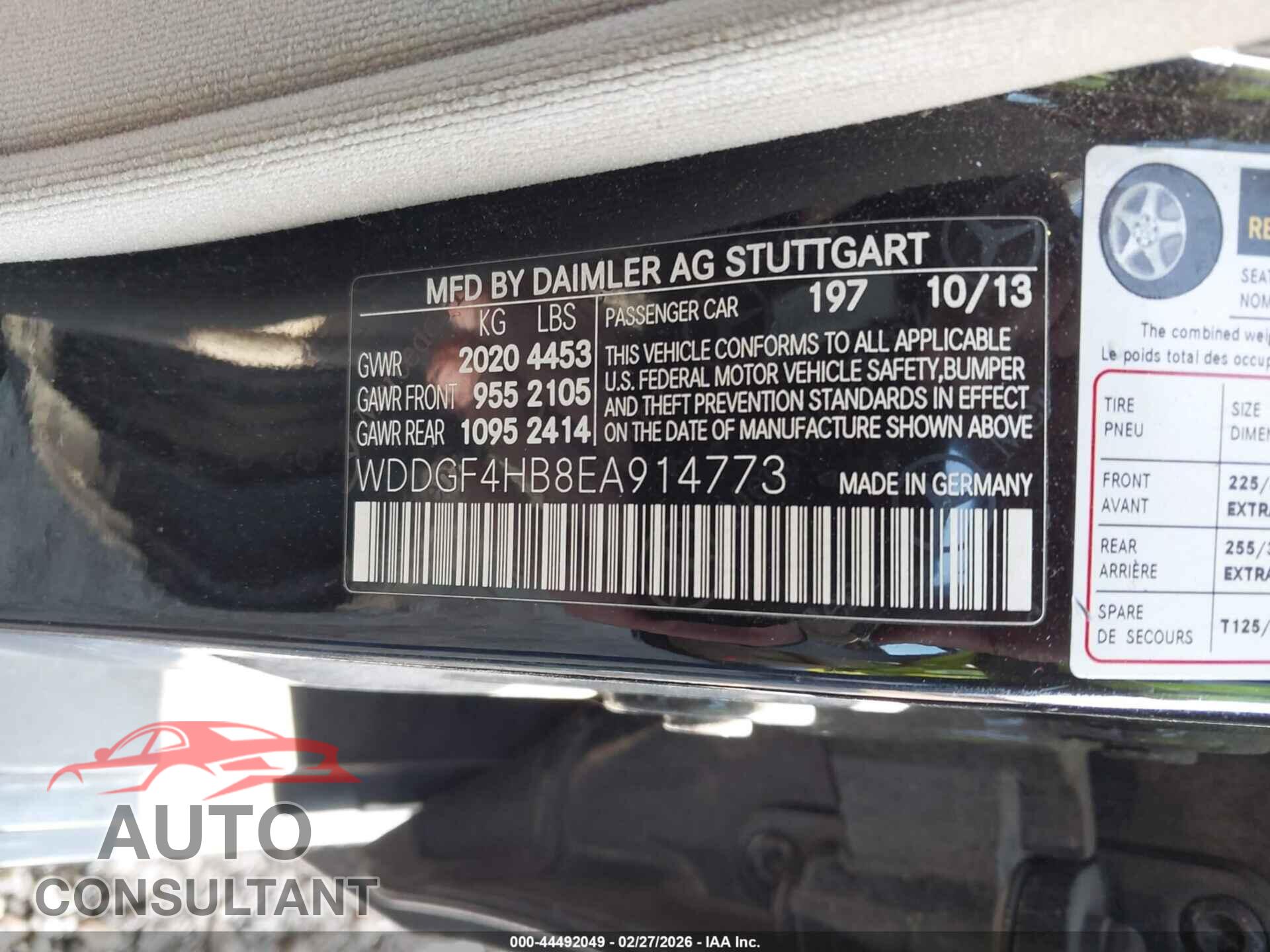 MERCEDES-BENZ C 250 2014 - WDDGF4HB8EA914773