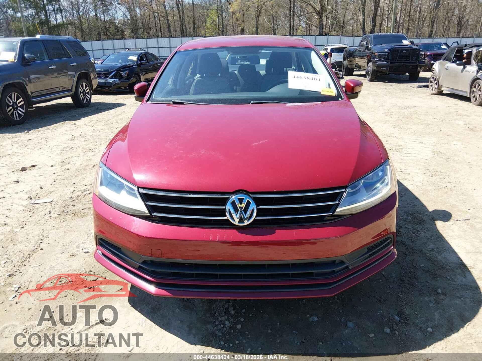 VOLKSWAGEN JETTA 2017 - 3VW2B7AJ0HM330794