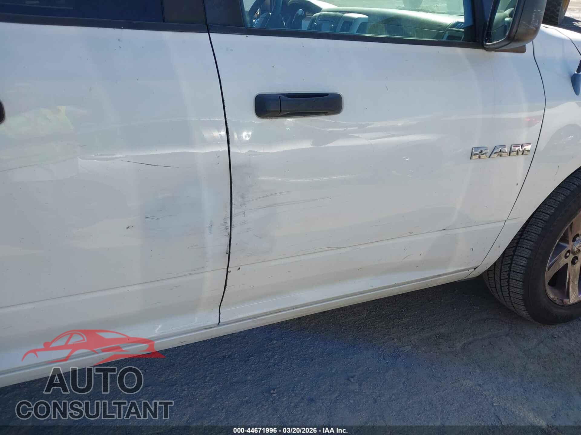 DODGE RAM 1500 2009 - 1D3HB18P09S728429