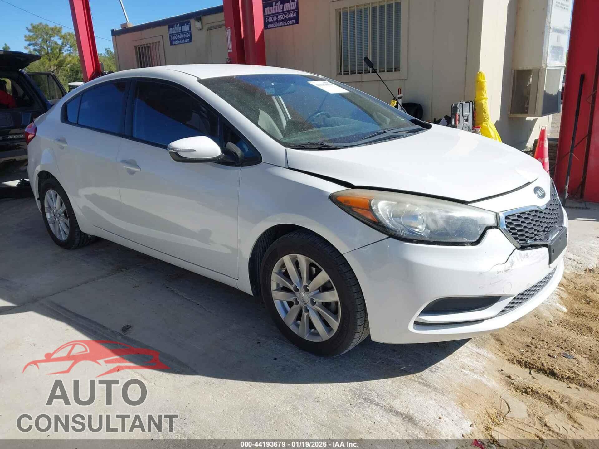 KIA FORTE 2014 - KNAFX4A63E5120608