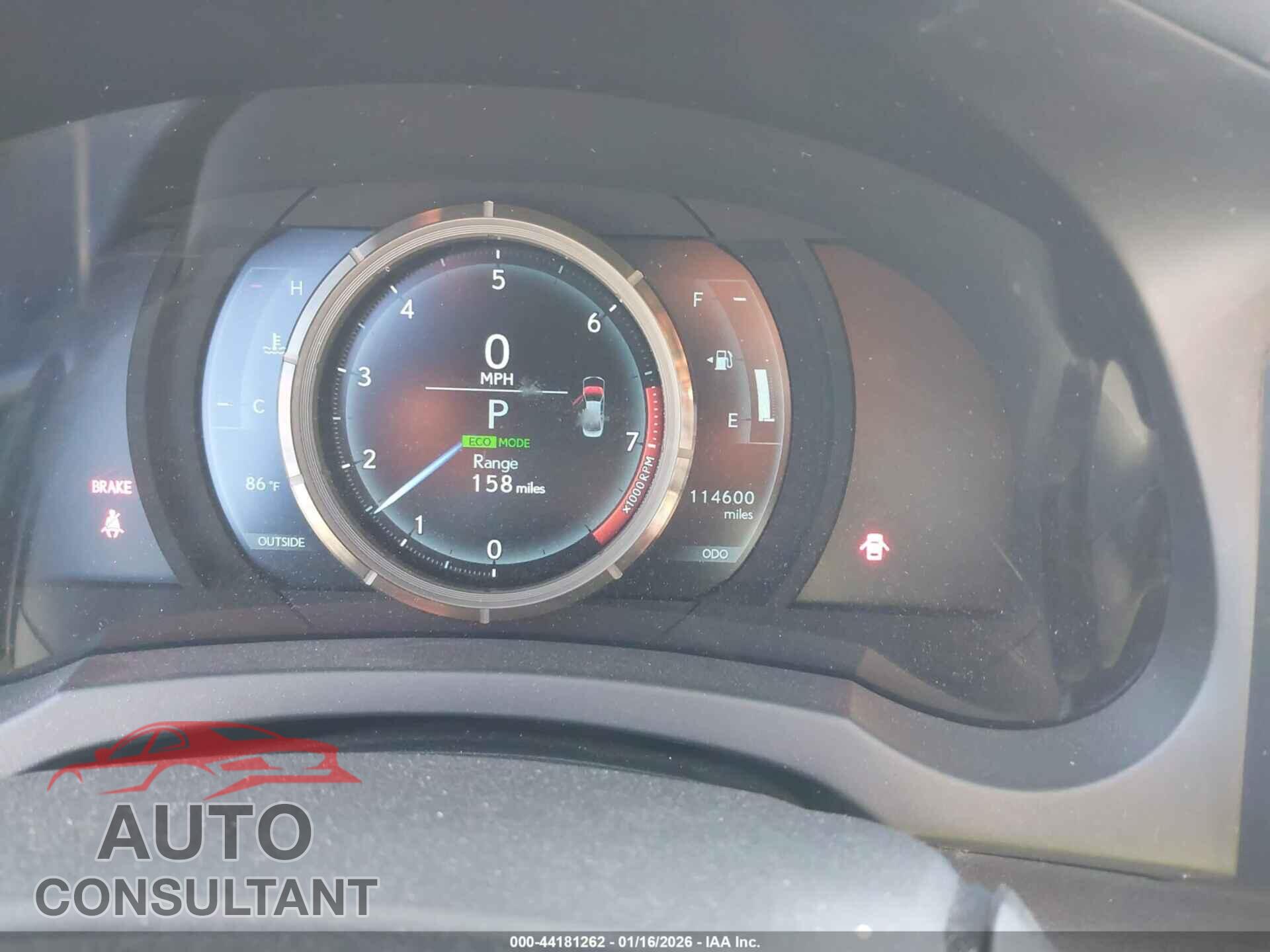 LEXUS IS 250 2014 - JTHBF1D27E5030940