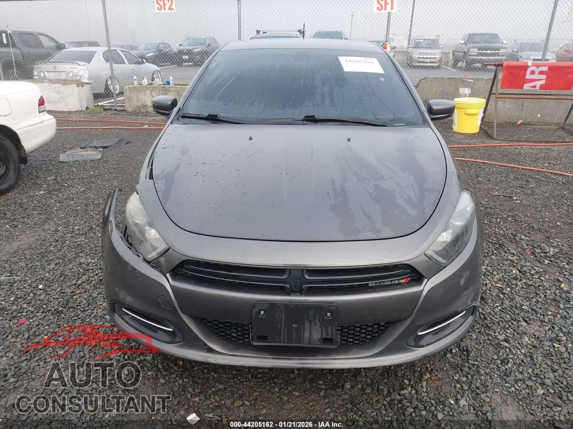 DODGE DART 2015 - 1C3CDFBB4FD227443