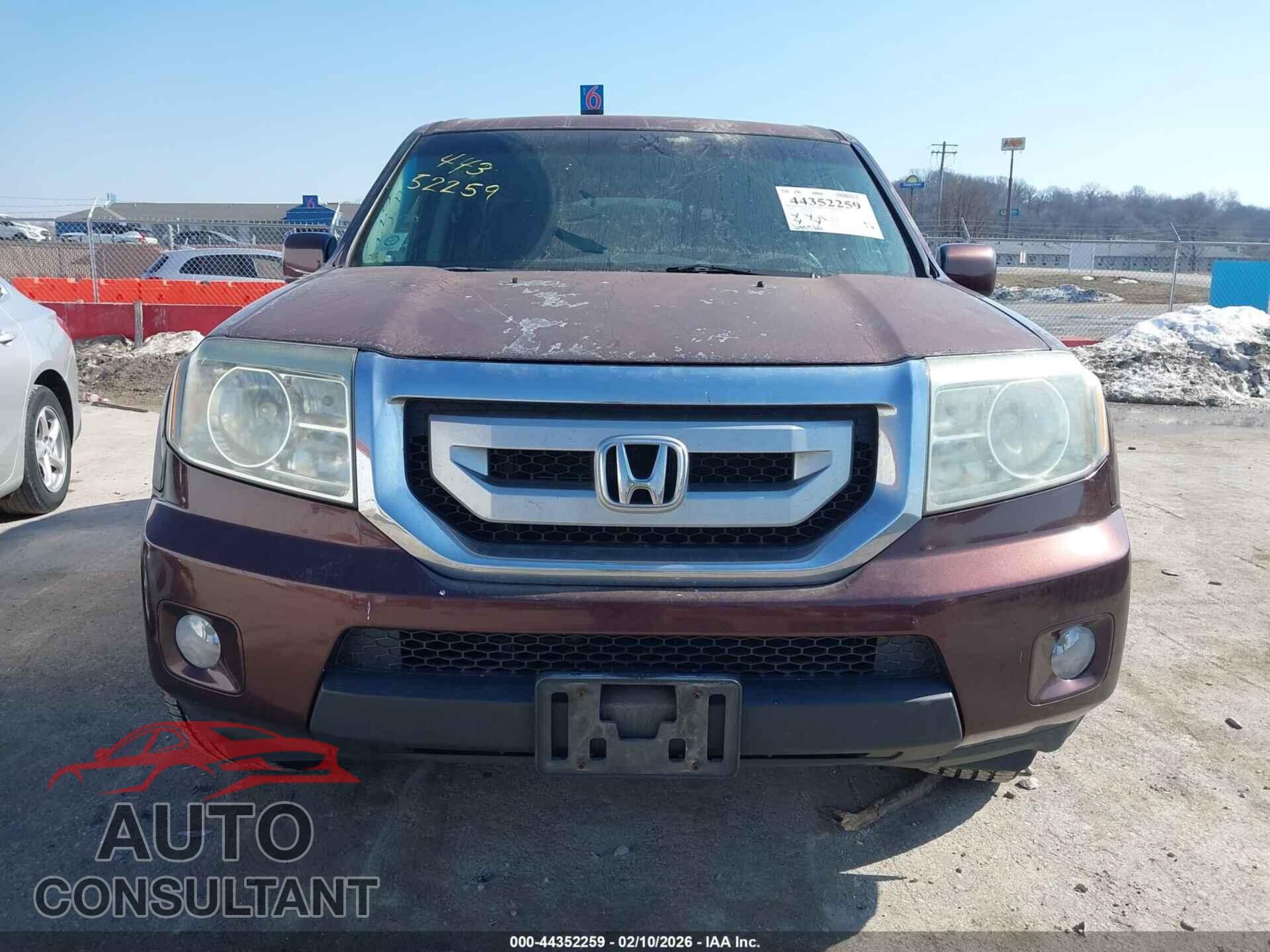 HONDA PILOT 2010 - 5FNYF4H4XAB028049