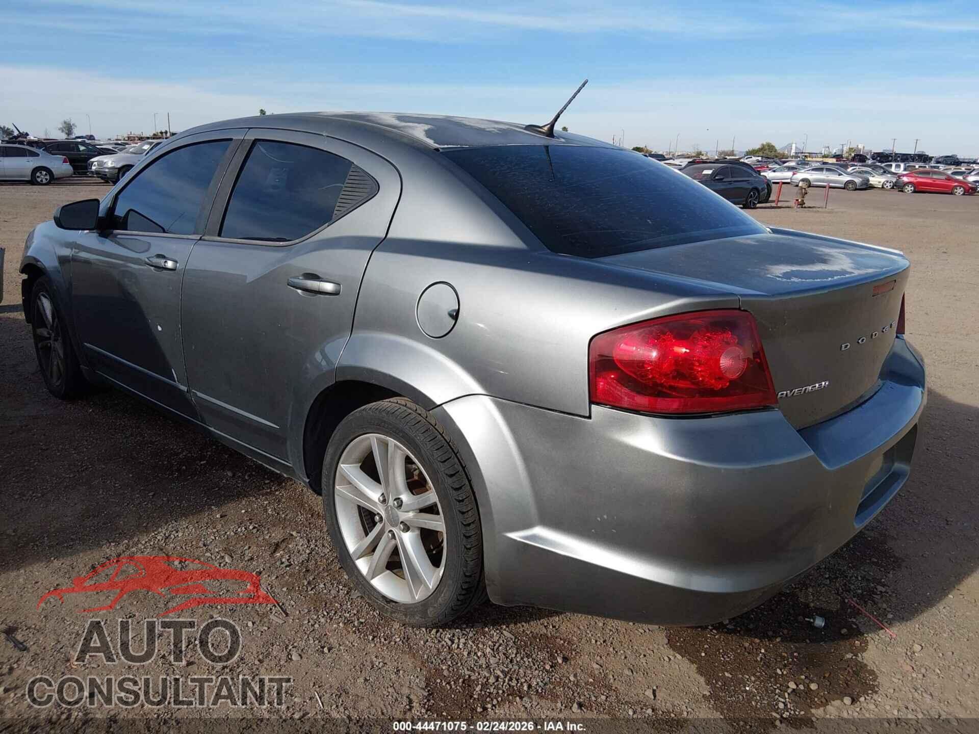 DODGE AVENGER 2012 - 1C3CDZAB8CN323553
