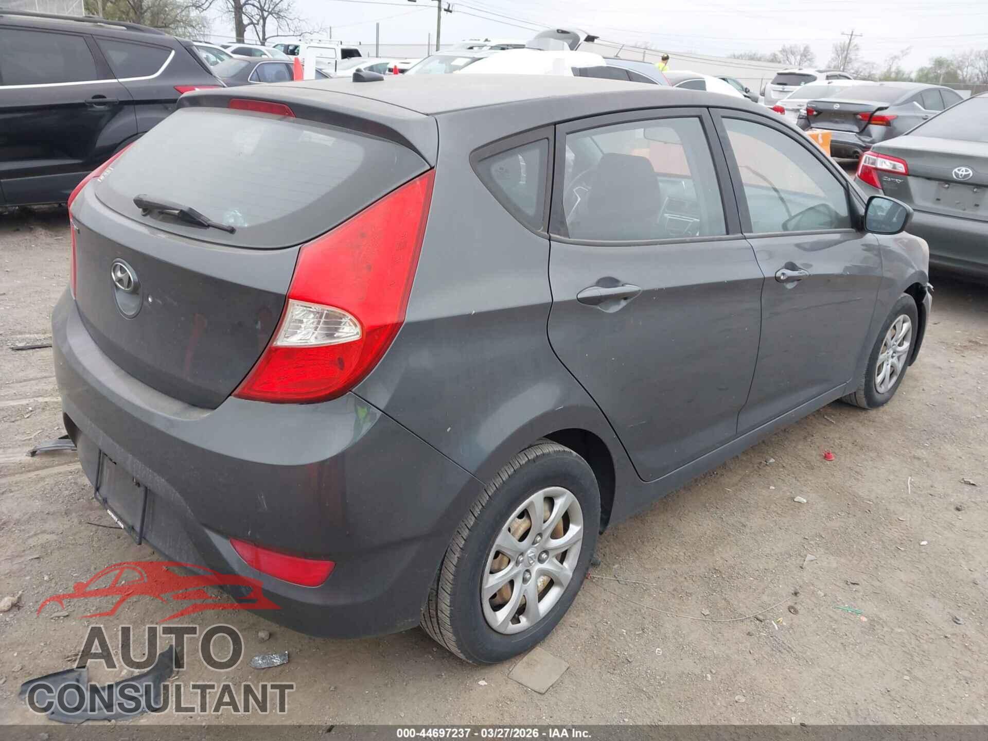 HYUNDAI ACCENT 2012 - KMHCT5AE0CU018440