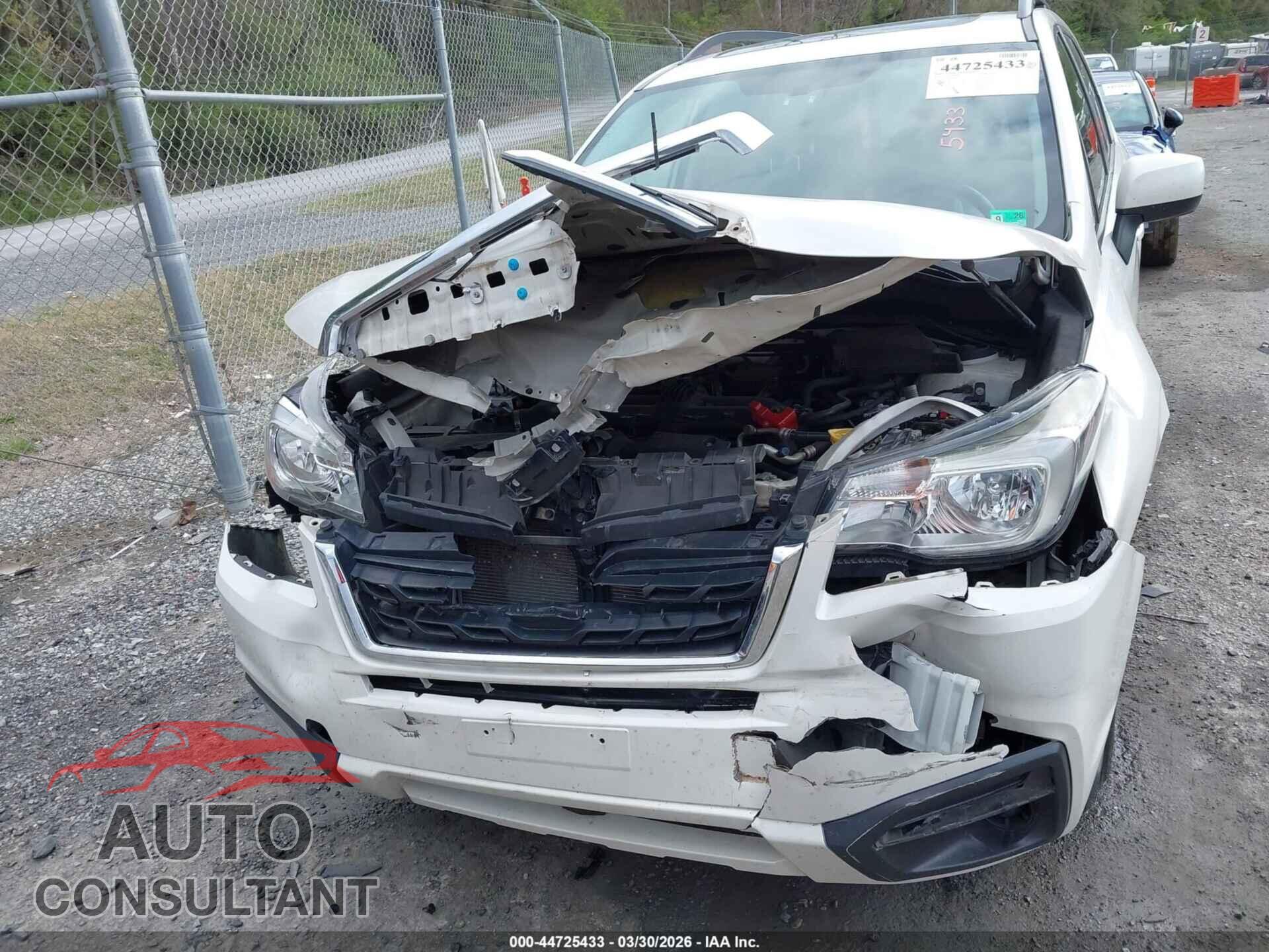SUBARU FORESTER 2017 - JF2SJAEC8HH483556