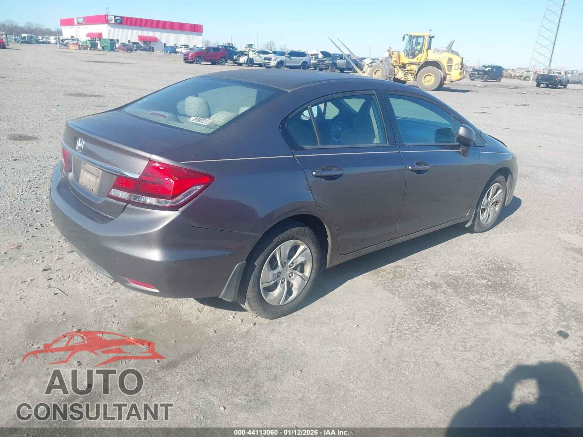 HONDA CIVIC 2013 - 19XFB2F58DE083581