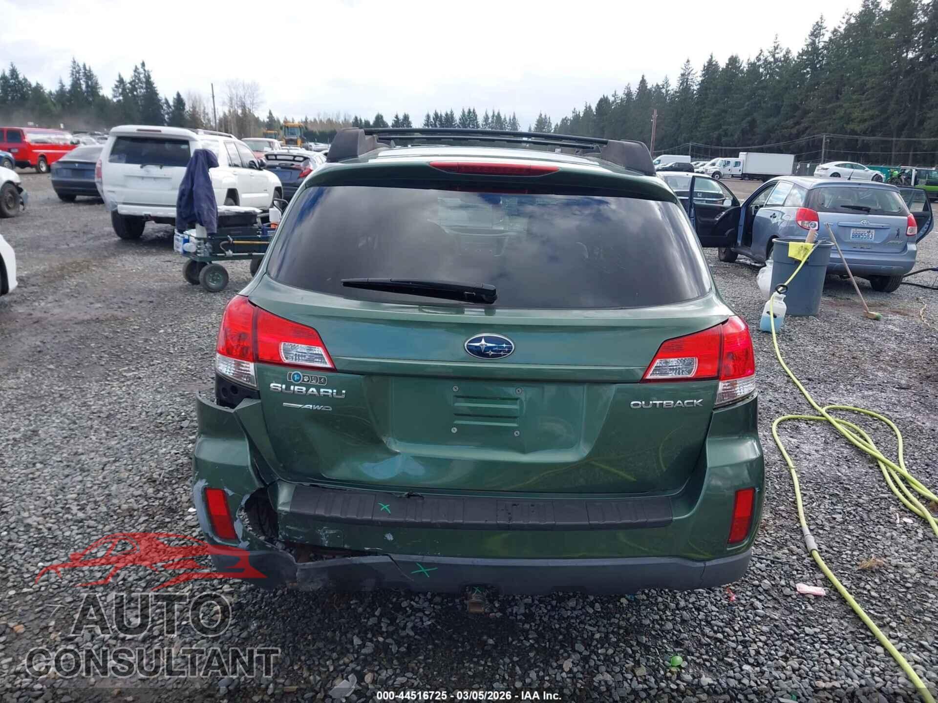 SUBARU OUTBACK 2011 - 4S4BRCCCXB3341697