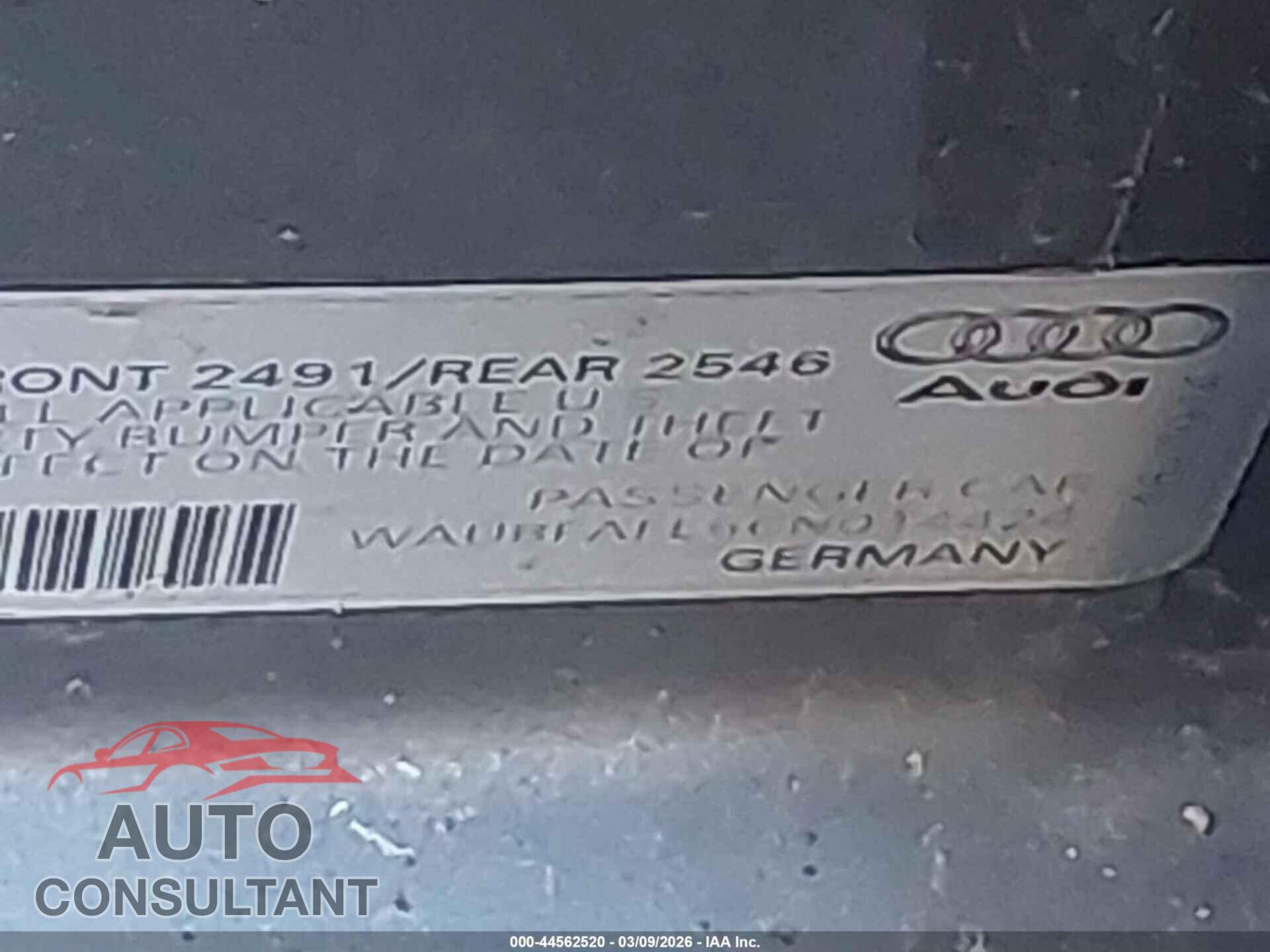 AUDI A4 2012 - WAUBFAFL6CN014424