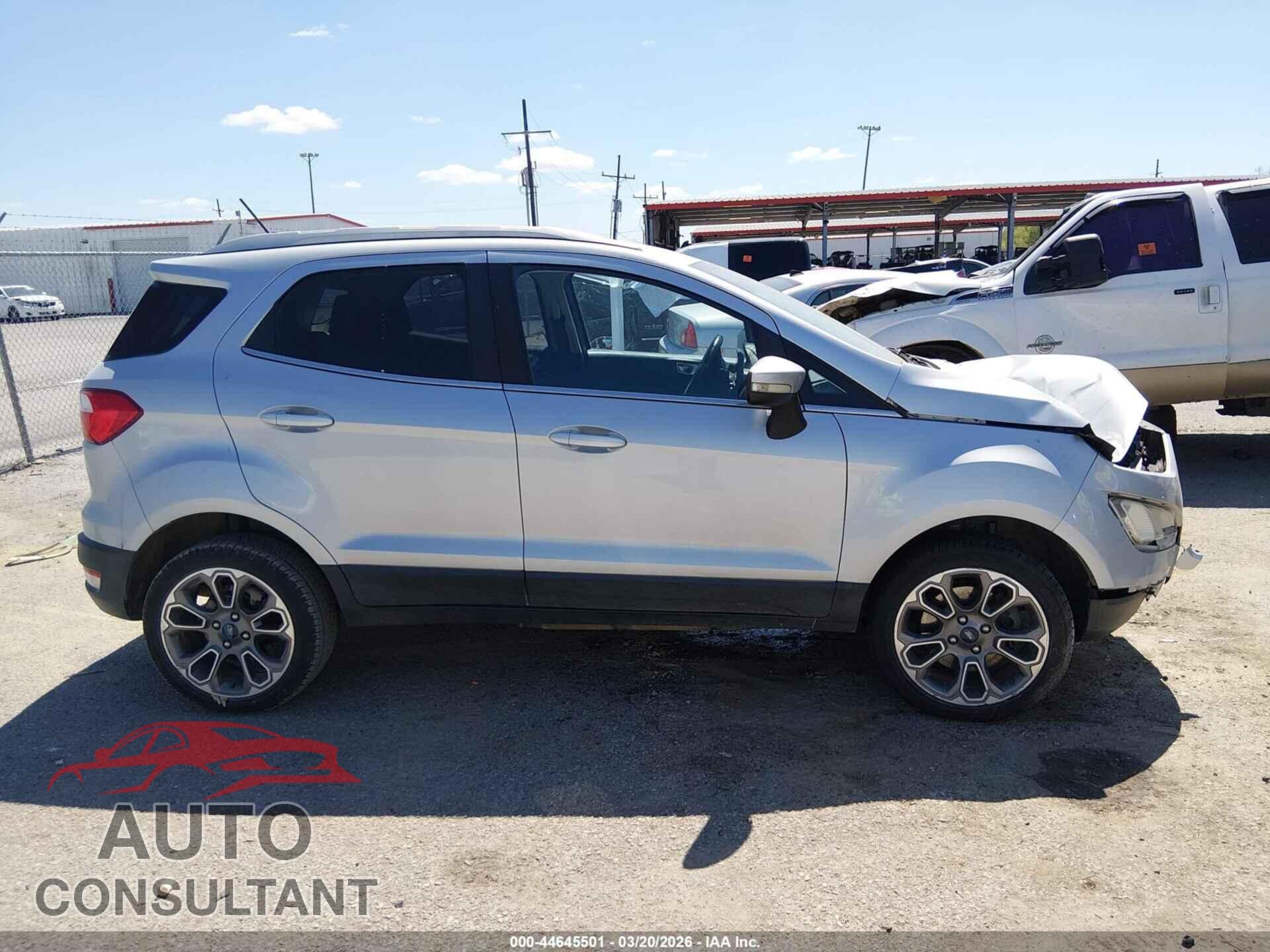 FORD ECOSPORT 2020 - MAJ6S3KL0LC322353