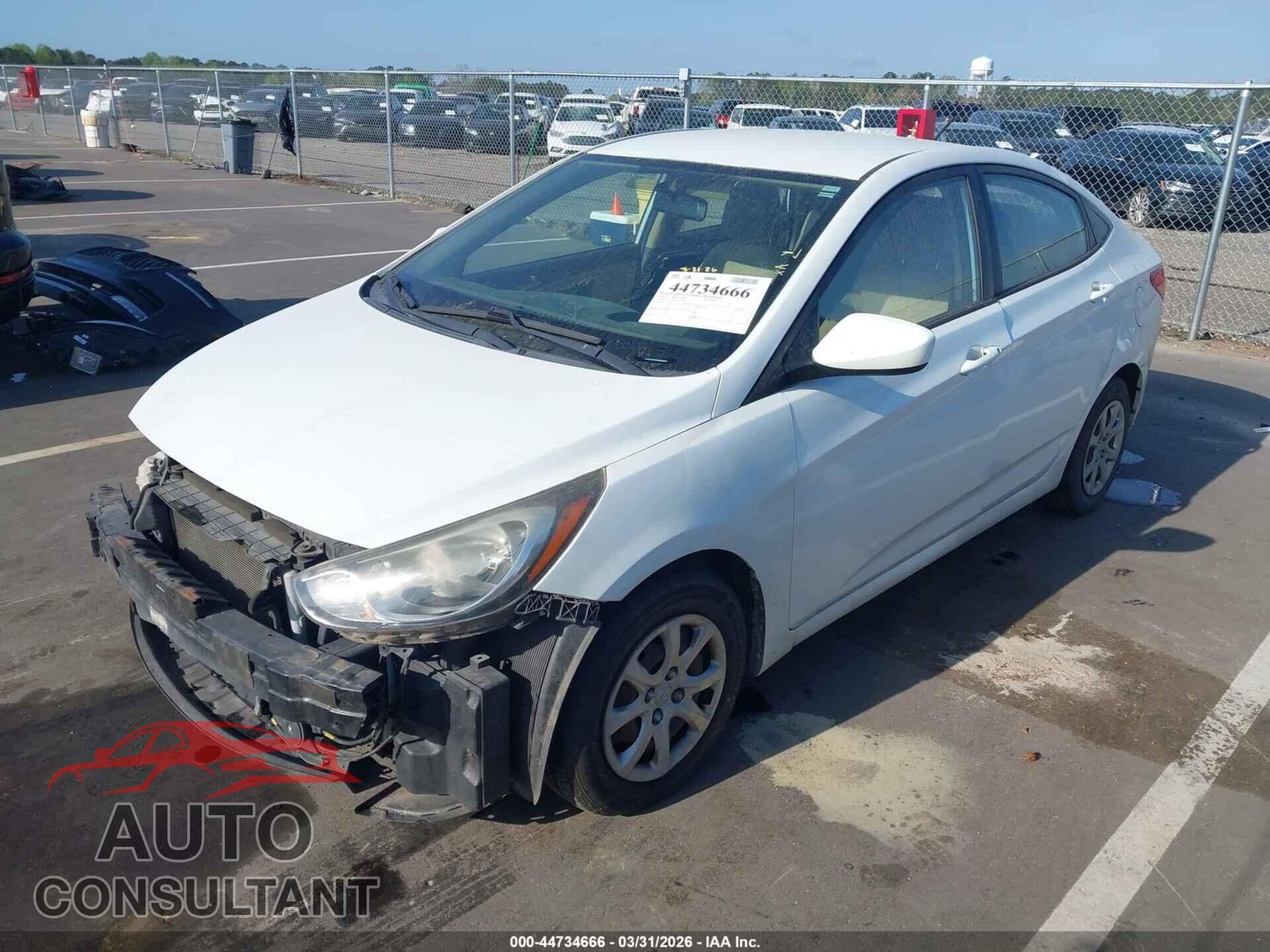HYUNDAI ACCENT 2014 - KMHCT4AE2EU665337