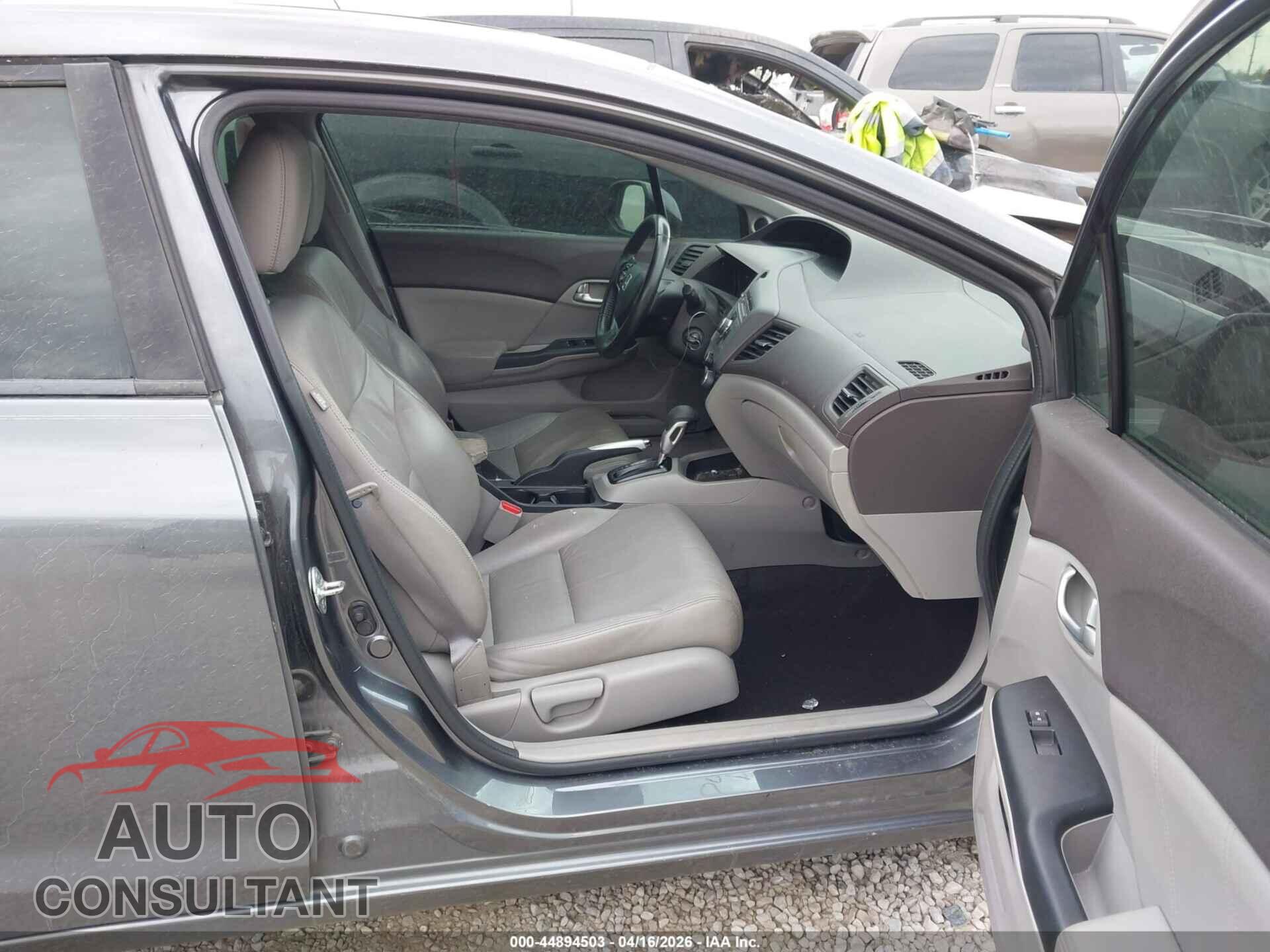 HONDA CIVIC 2012 - 19XFB2F91CE047863