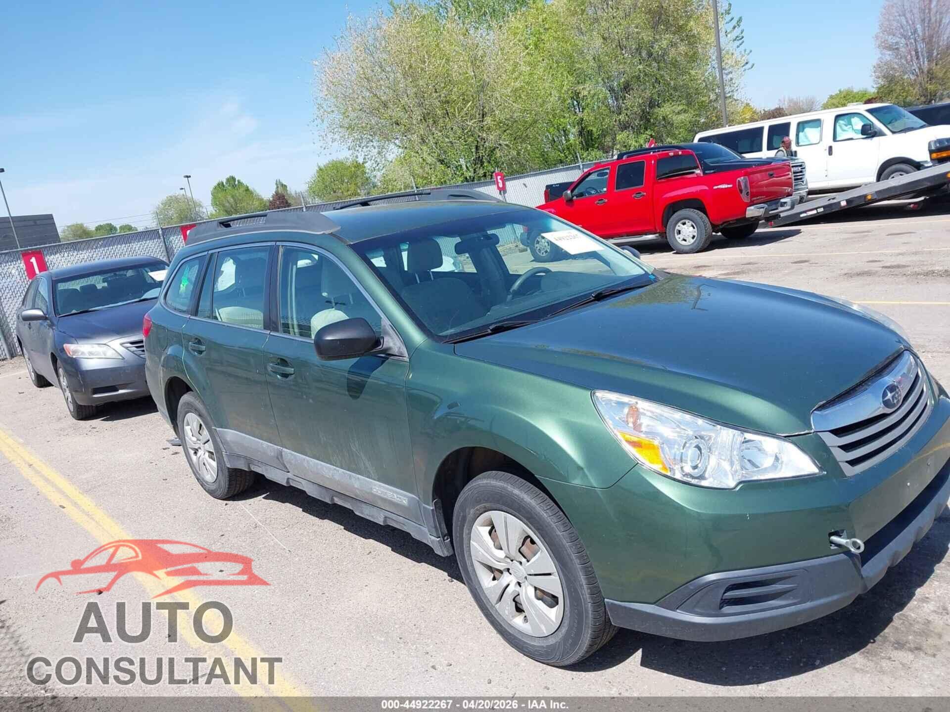 SUBARU OUTBACK 2012 - 4S4BRCAC2C3215631