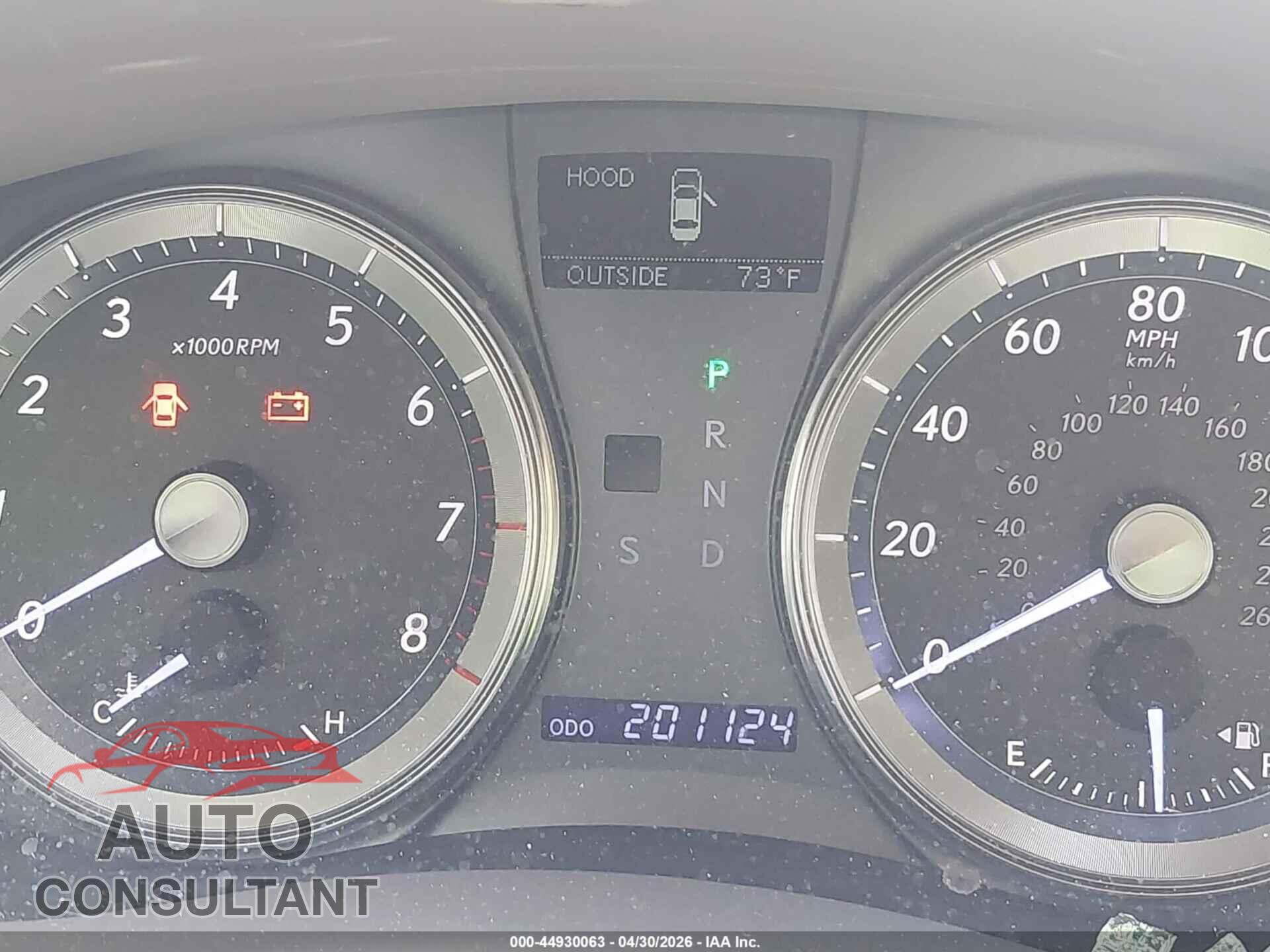 LEXUS ES 350 2012 - JTHBK1EG2C2499714