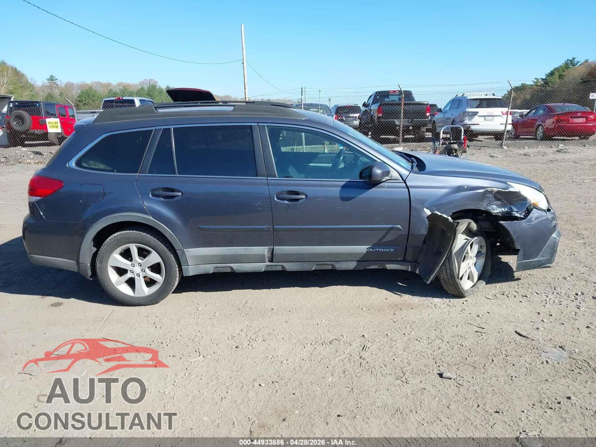 SUBARU OUTBACK 2014 - 4S4BRBCC9E3274332