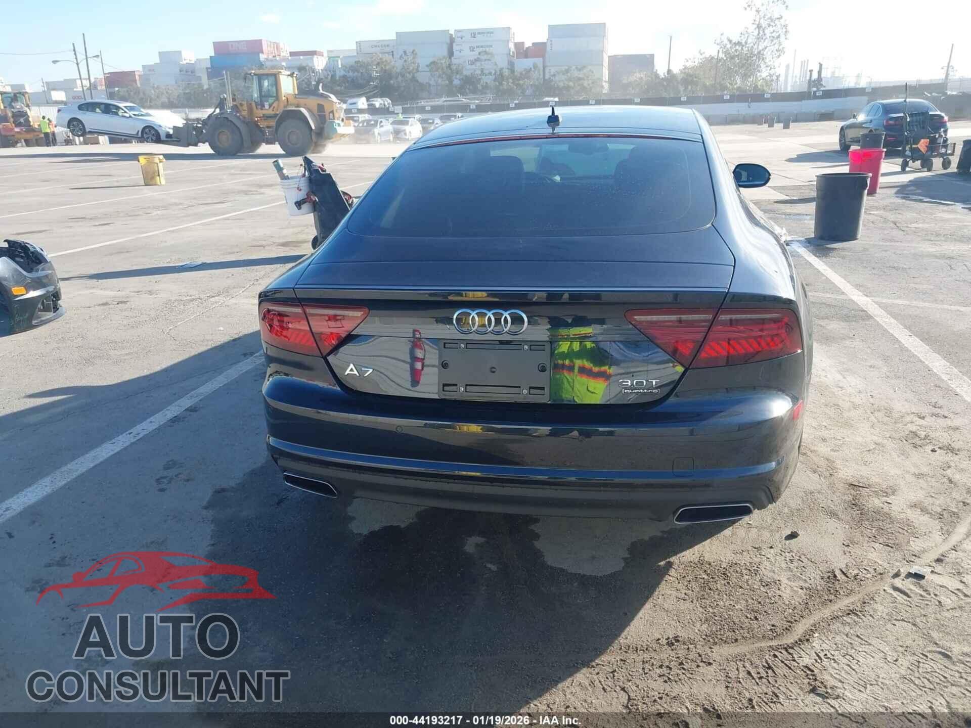 AUDI A7 2017 - WAU22AFC8HN011012