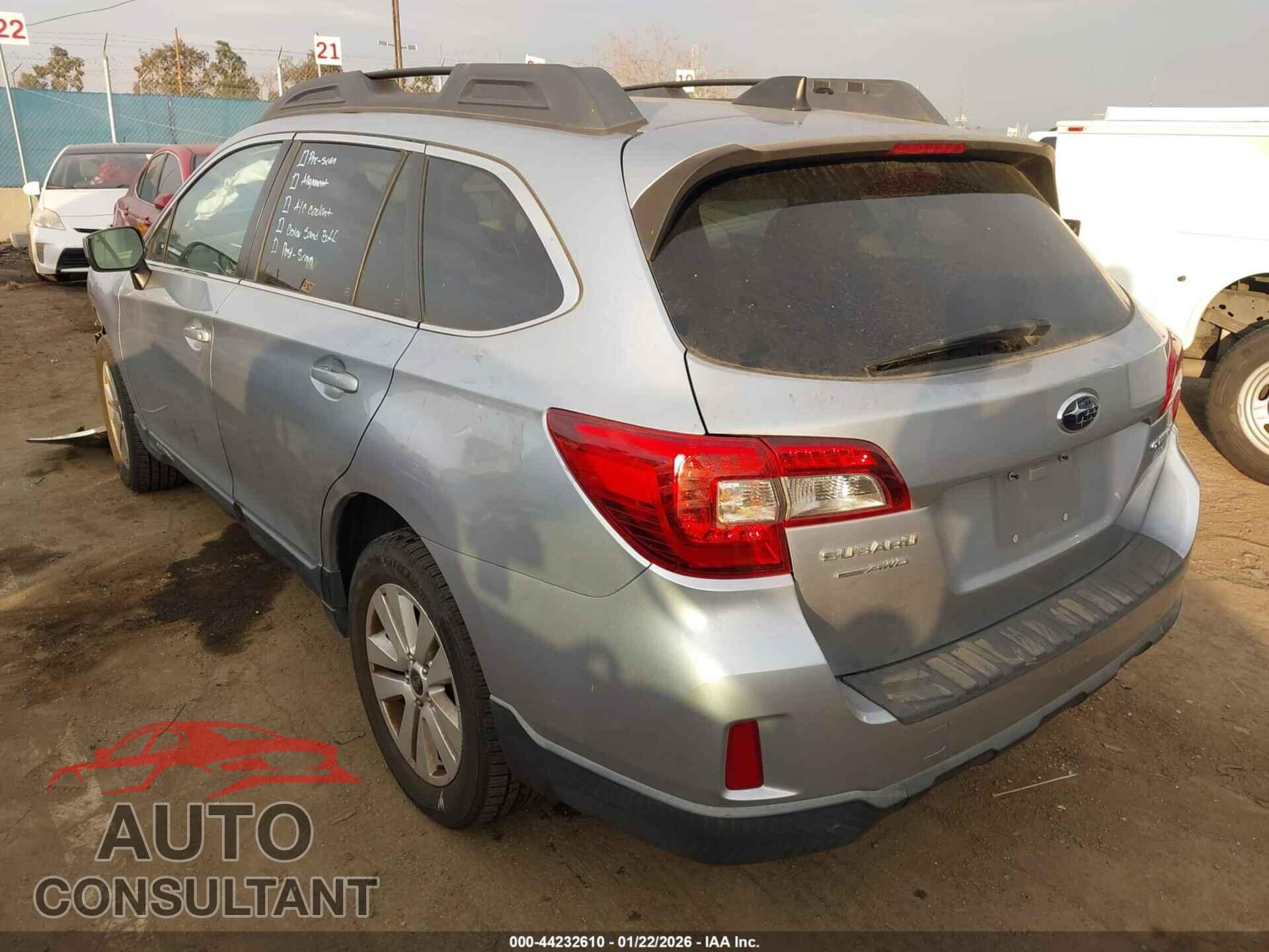SUBARU OUTBACK 2017 - 4S4BSADC1H3261074
