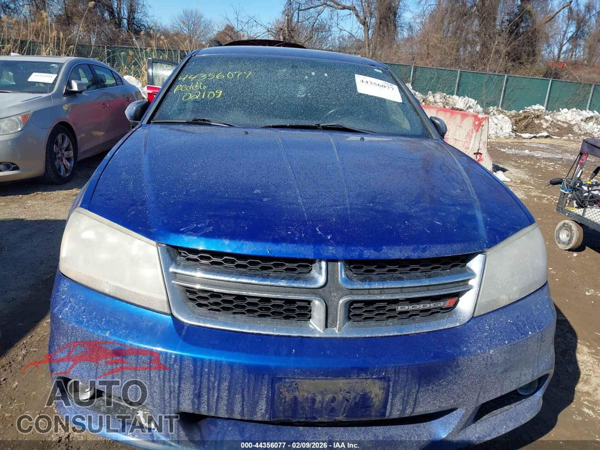 DODGE AVENGER 2013 - 1C3CDZCB7DN576586