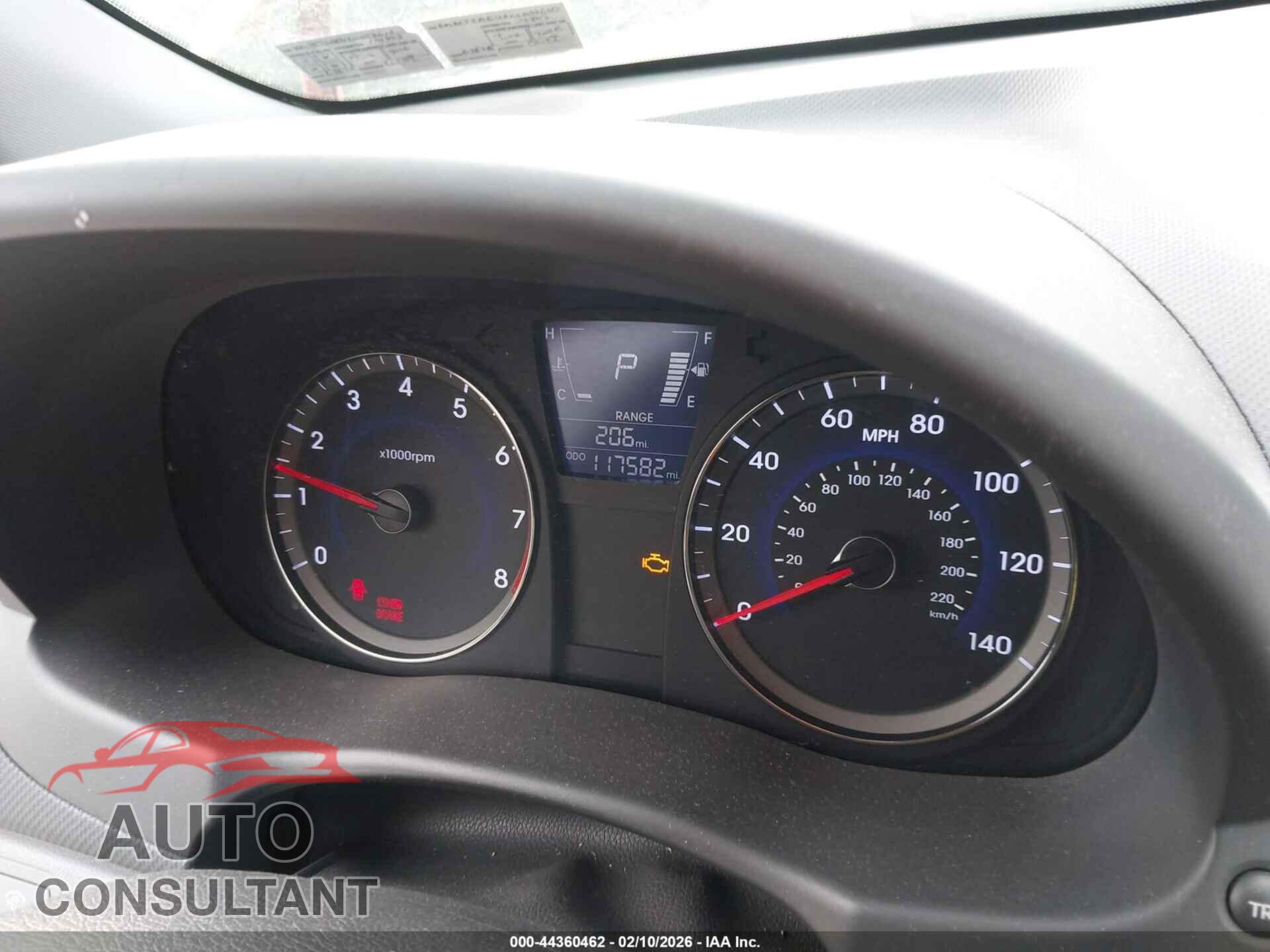 HYUNDAI ACCENT 2012 - KMHCT5AE4CU052610