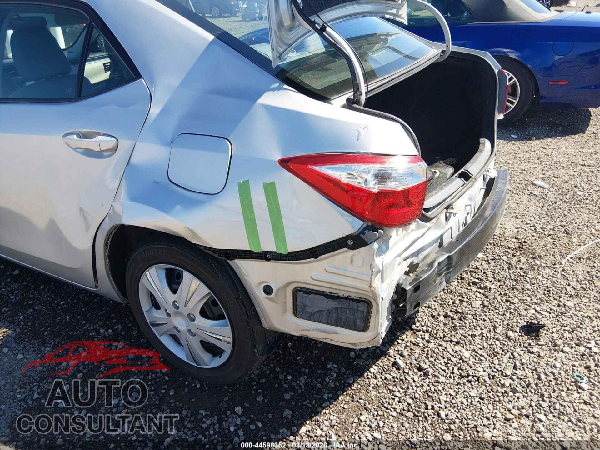 TOYOTA COROLLA 2016 - 5YFBURHE2GP456146